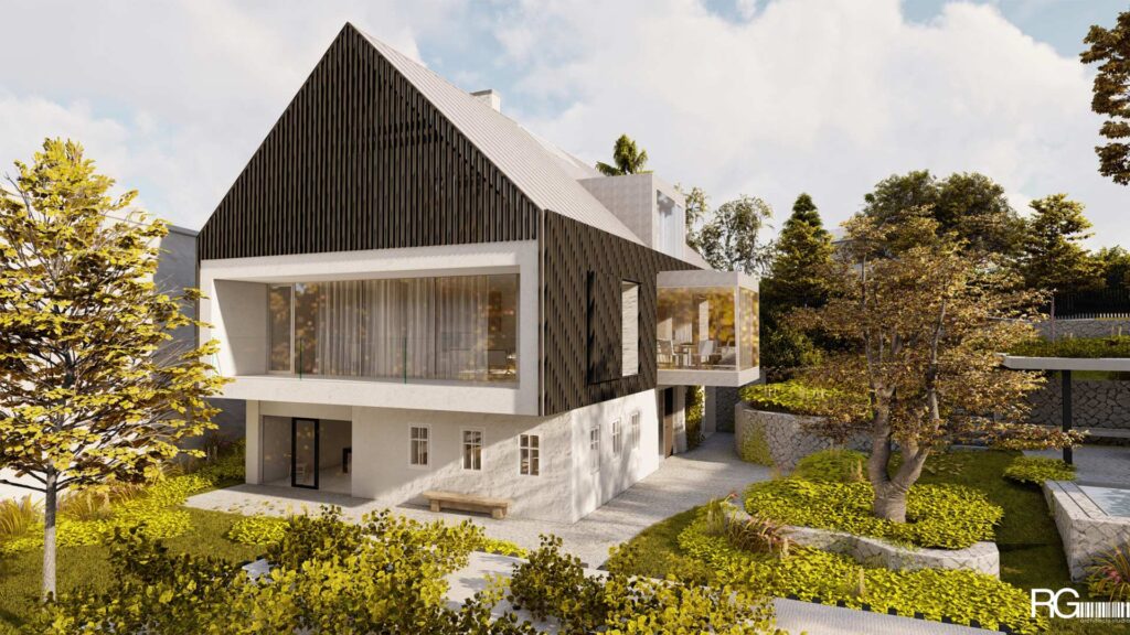 Rekonstrukce a přístavba k rodinnému domu v Rumburku – architekt Radomír Grafek