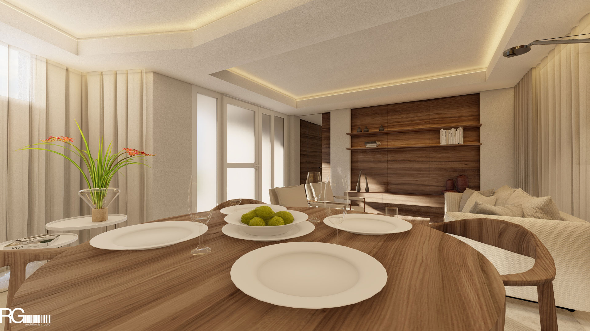 Návrh interiéru hotelového apartmánu v Hotelu Ponderosa, Tenerife, Kanárské ostrovy, od RG architects studio (4)