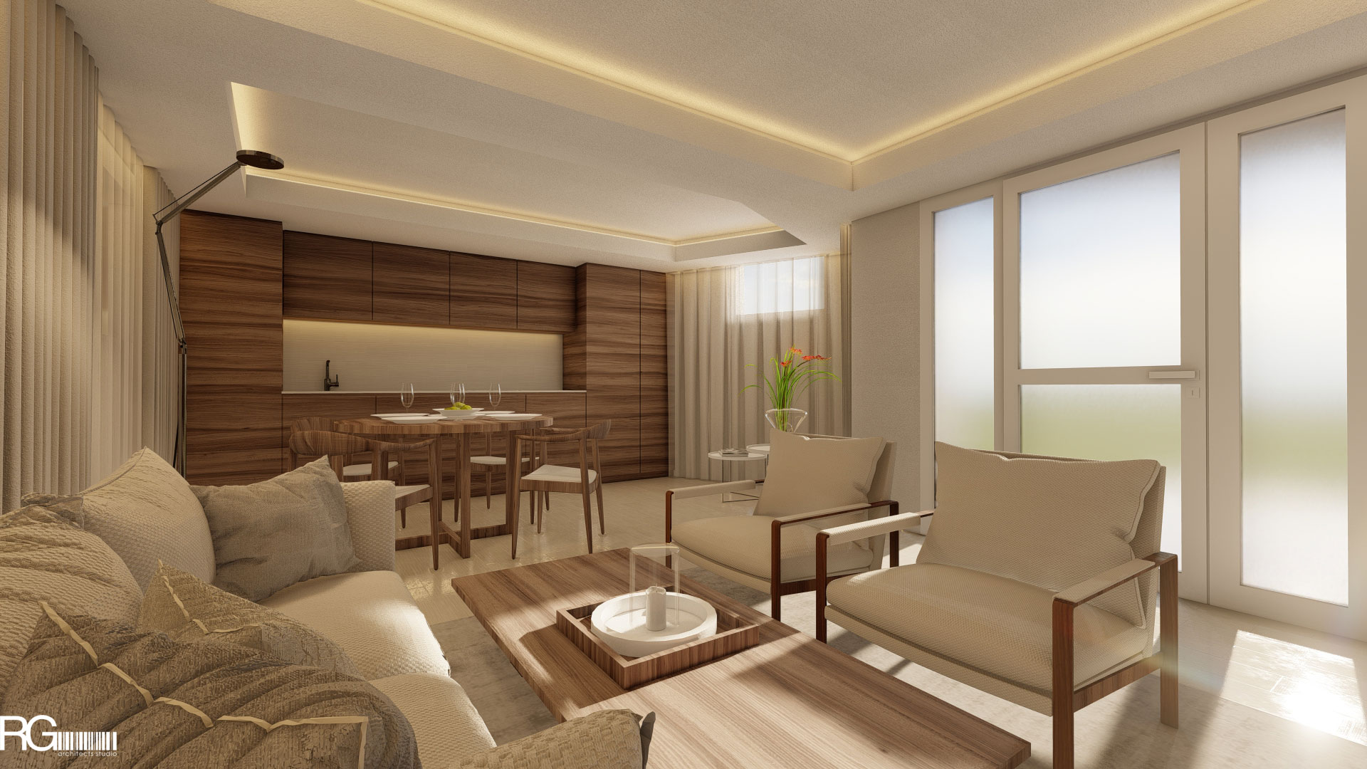 Návrh interiéru hotelového apartmánu v Hotelu Ponderosa, Tenerife, Kanárské ostrovy, od RG architects studio (6)