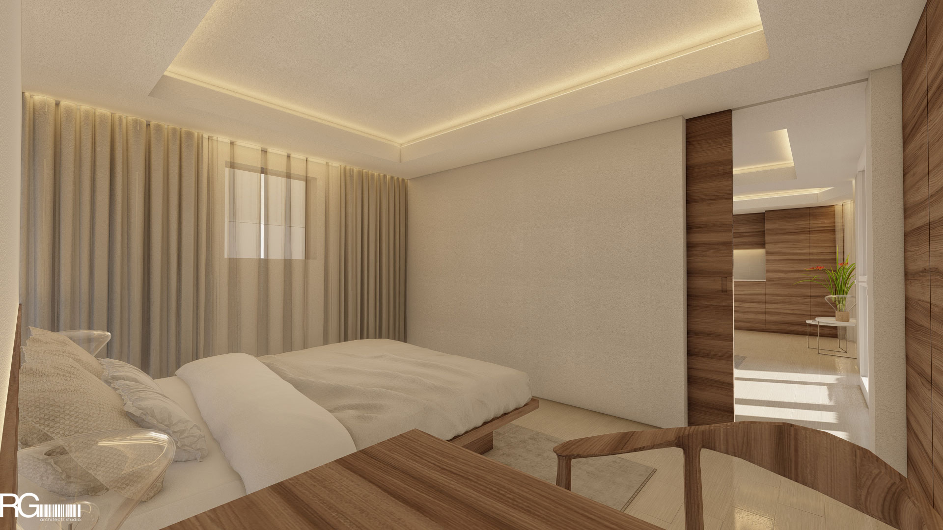 Návrh interiéru hotelového apartmánu v Hotelu Ponderosa, Tenerife, Kanárské ostrovy, od RG architects studio (8)