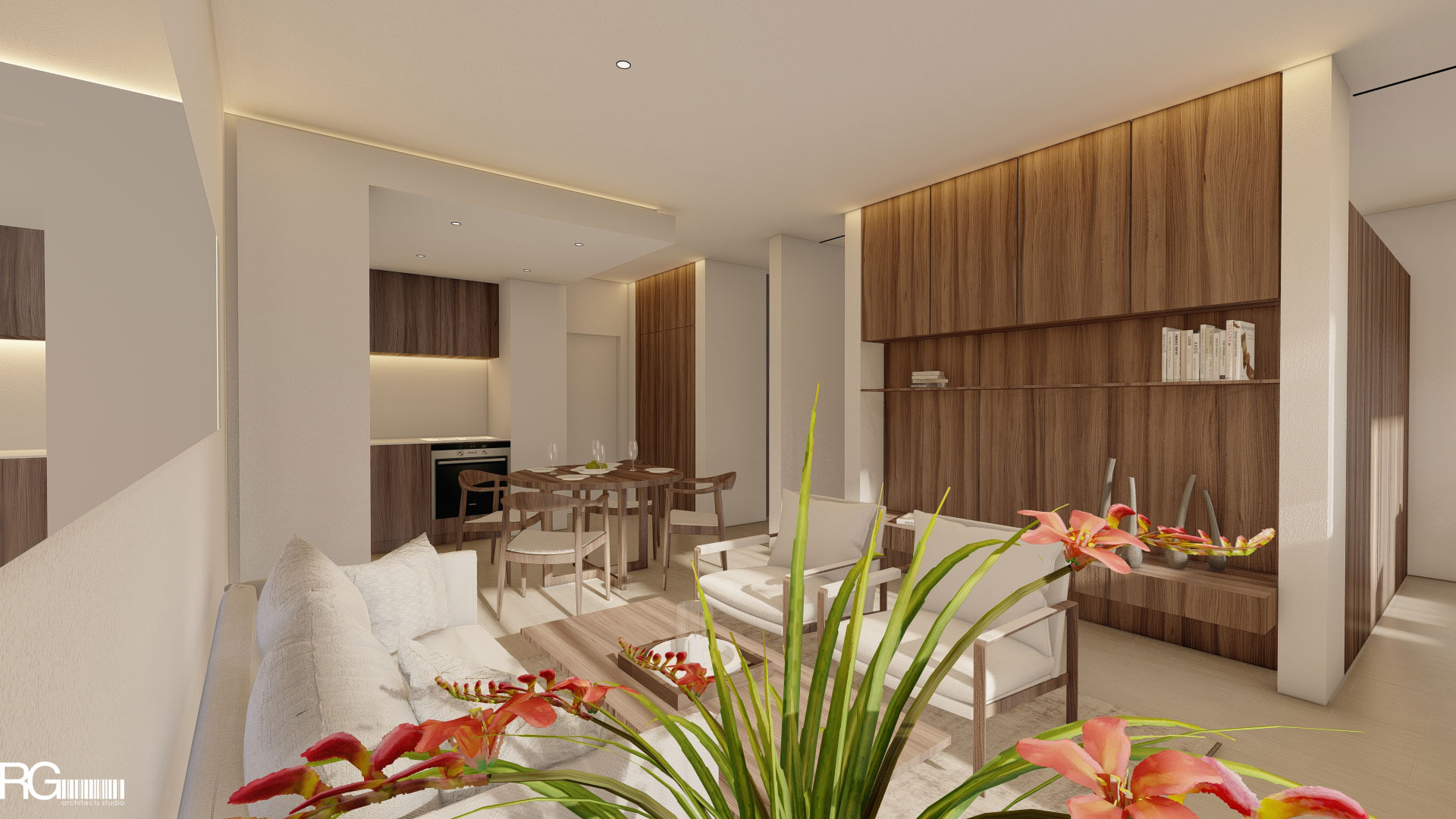 Návrh interiéru hotelového apartmánu v Playa Paradiso, Tenerife, Kanárské ostrovy, od RG architects studio (2)