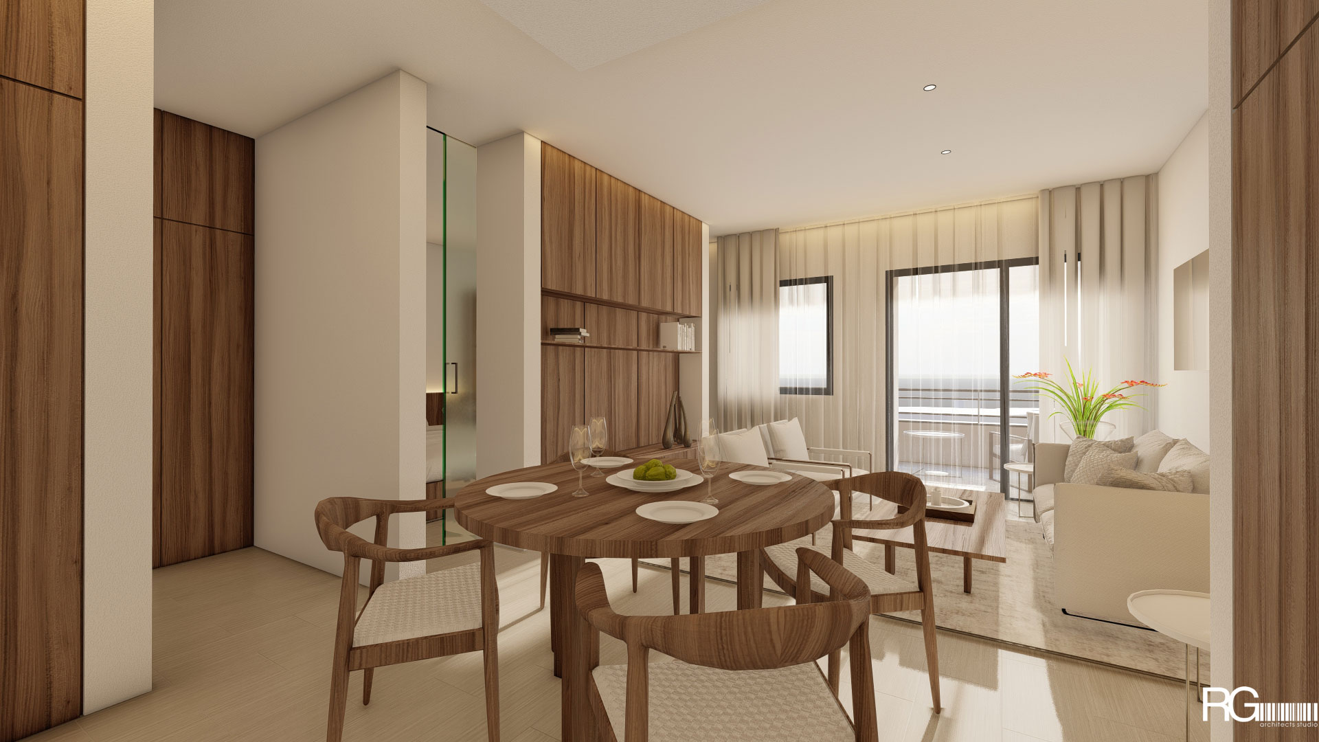 Návrh interiéru hotelového apartmánu v Playa Paradiso, Tenerife, Kanárské ostrovy, od RG architects studio (3)