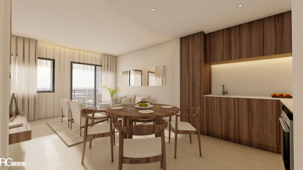 Návrh interiéru hotelového apartmánu v Playa Paradiso, Tenerife, Kanárské ostrovy – architekt Radomír Grafek (4)