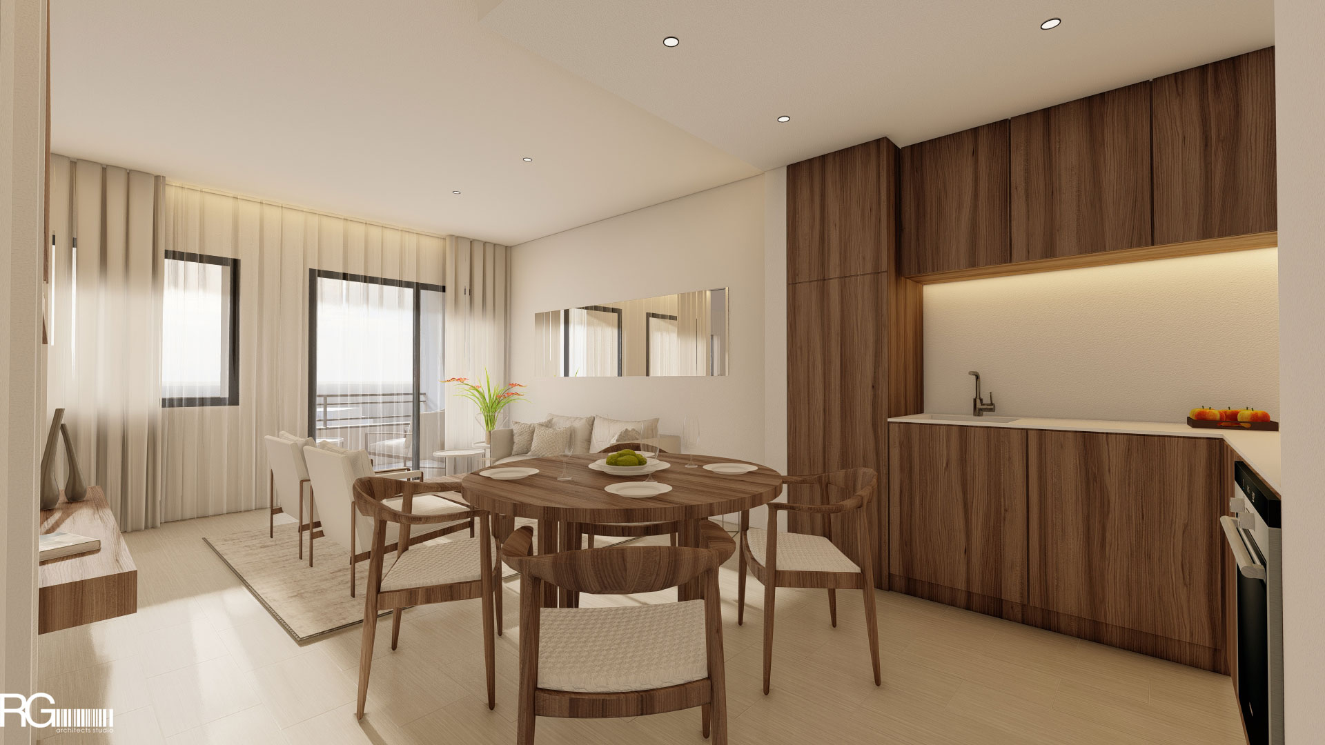 Návrh interiéru hotelového apartmánu v Playa Paradiso, Tenerife, Kanárské ostrovy, od RG architects studio (4)