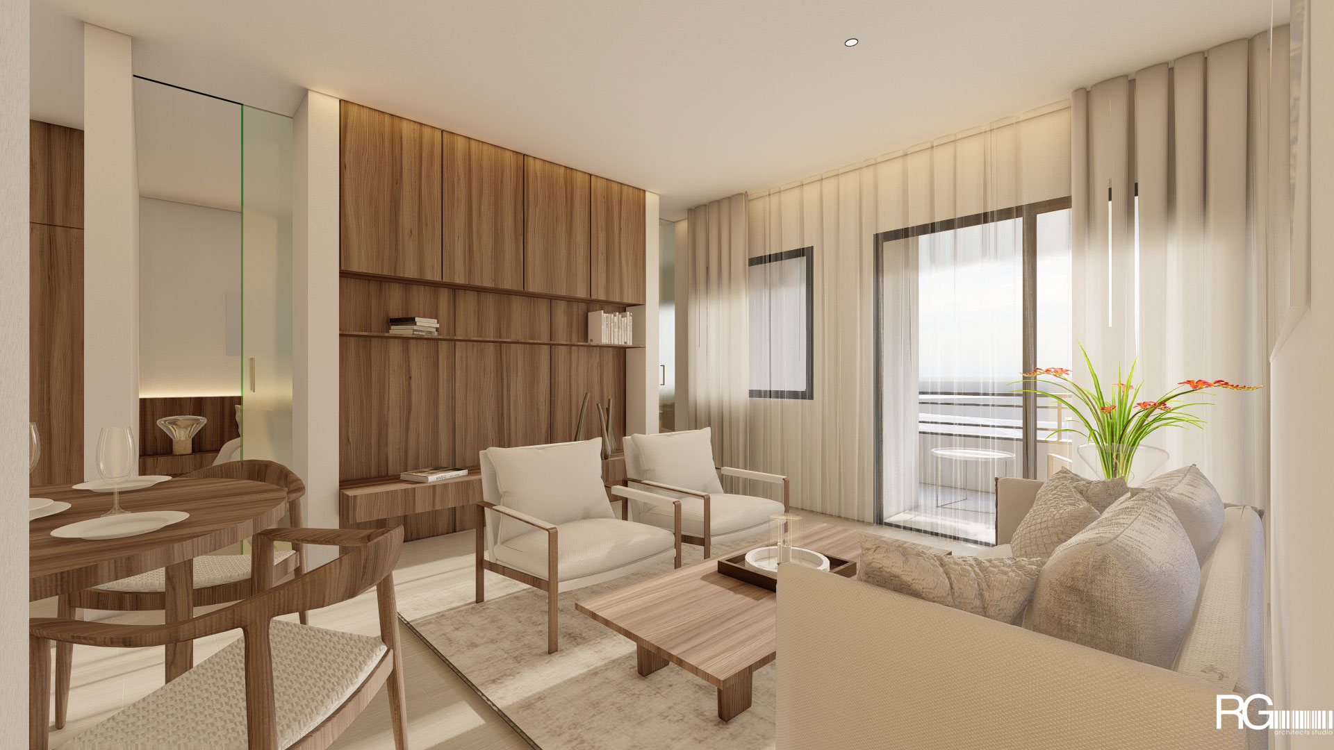 Návrh interiéru hotelového apartmánu v Playa Paradiso, Tenerife, Kanárské ostrovy, od RG architects studio (7)