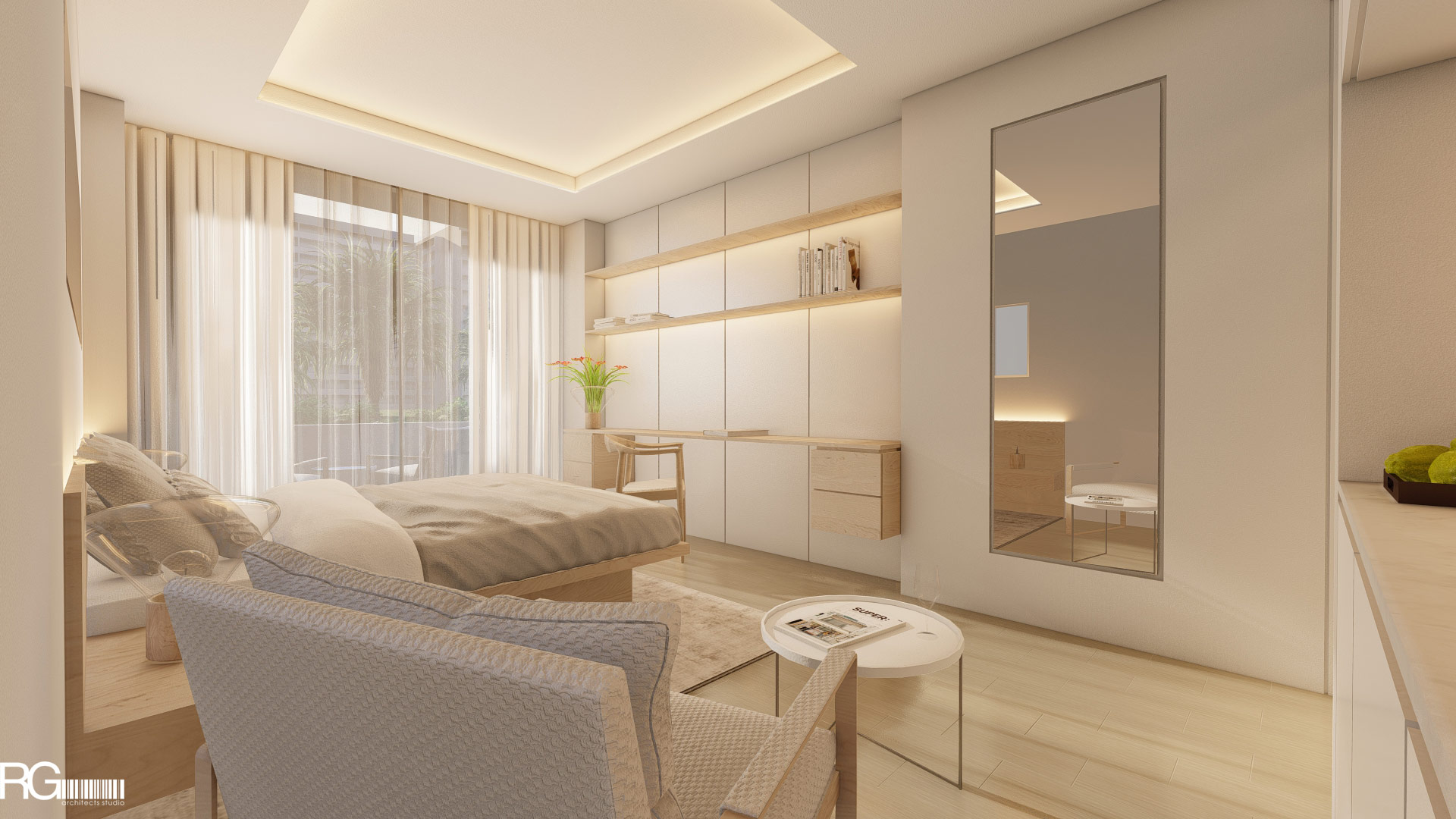 Návrh interiéru hotelového pokoje v Hotelu Ponderosa, Tenerife, Kanárské ostrovy, od RG architects studio (11)