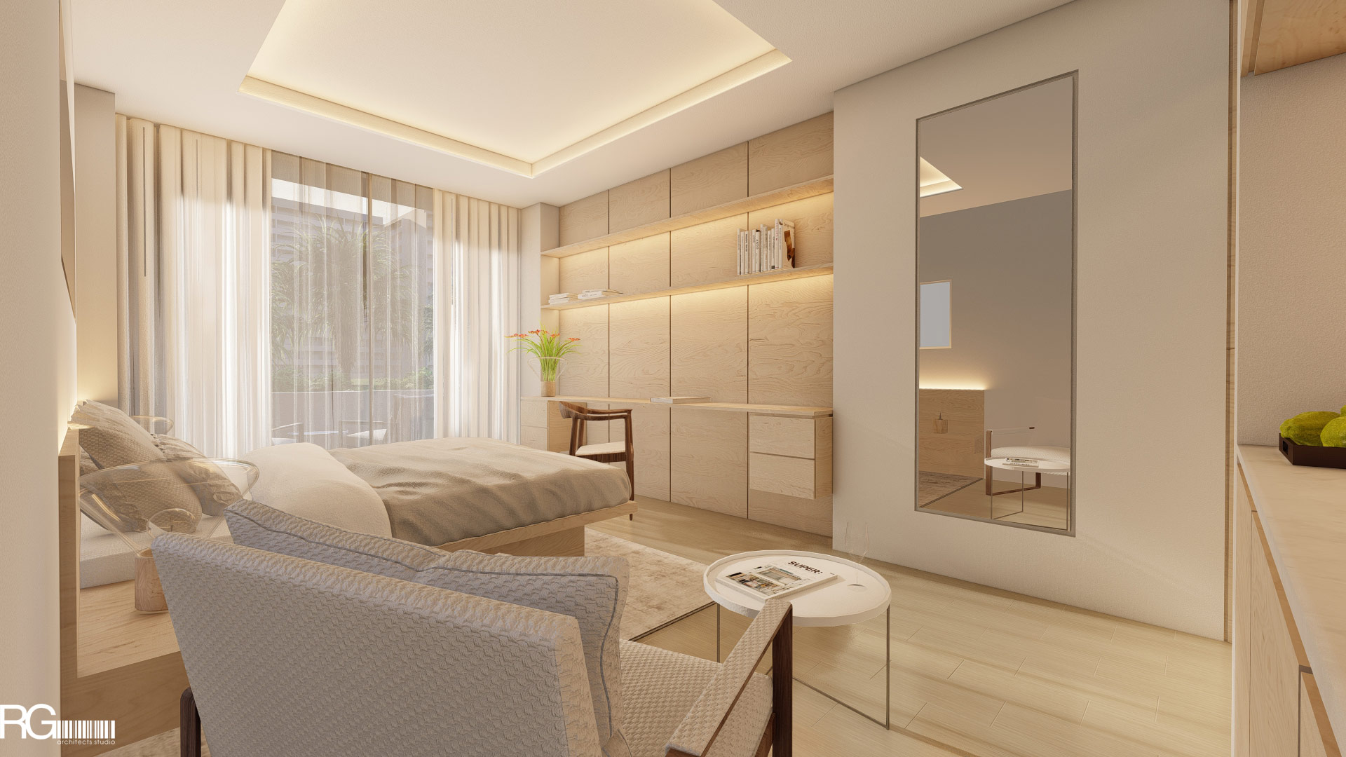 Návrh interiéru hotelového pokoje v Hotelu Ponderosa, Tenerife, Kanárské ostrovy, od RG architects studio (7)
