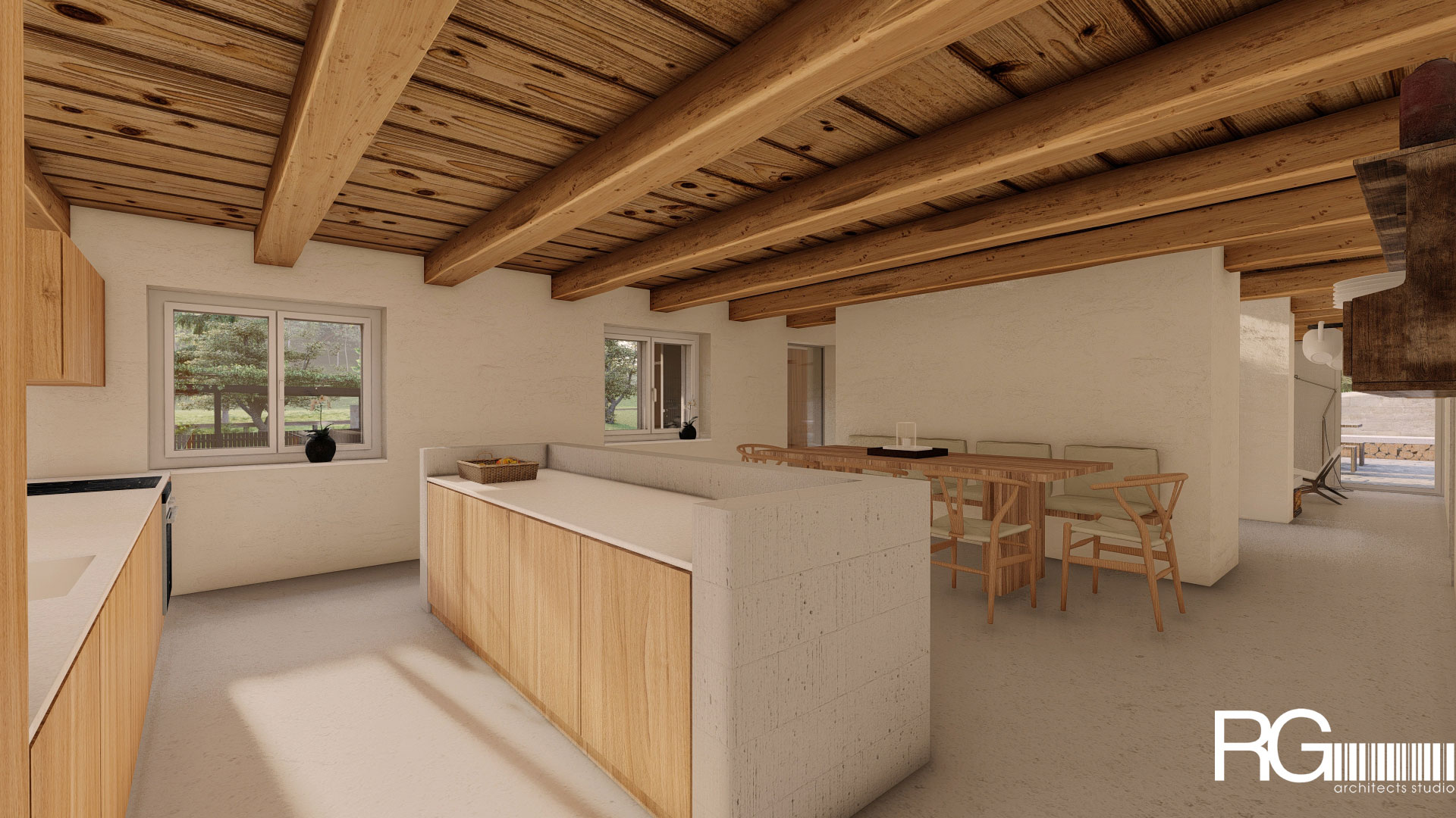 Stavební úpravy rodinného domu v Kytlicích, RG architects studio (interiér 4)