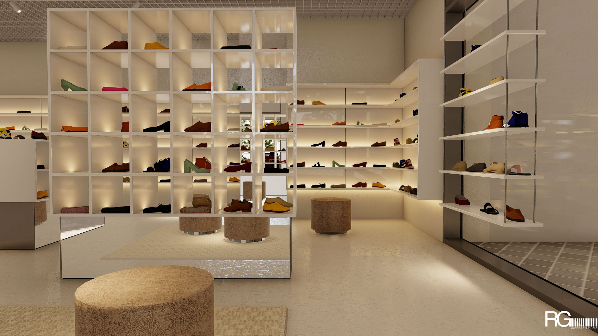 Návrh interiéru prodejny obuvi BAREFOOT Bosá noha, Liberec, od RG architects studio (13)