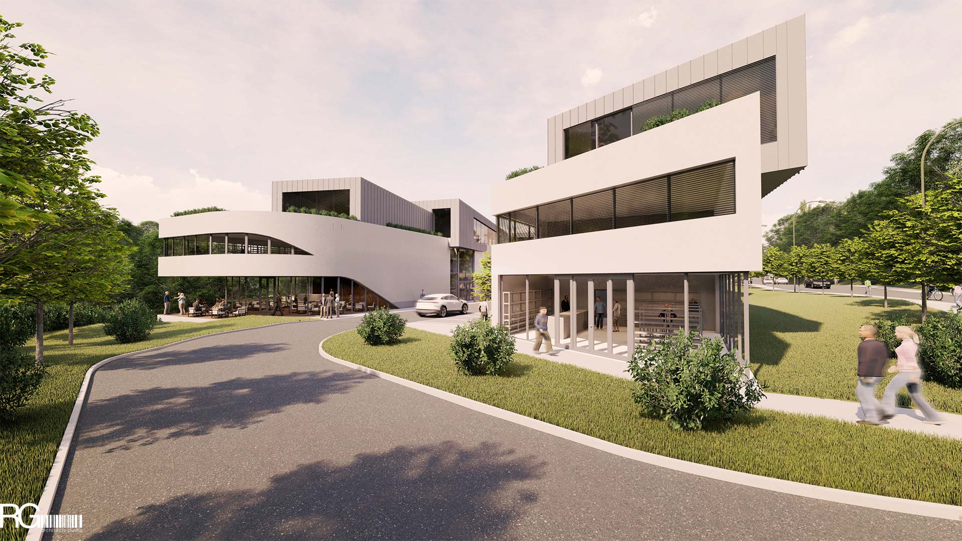 K-centrum Liberec, od Borise Šonského a RG architects studio