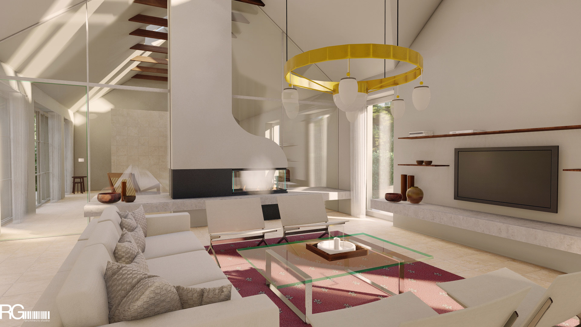 Návrh interiéru rodinného domu v České Lípě, od RG architects studio (3)