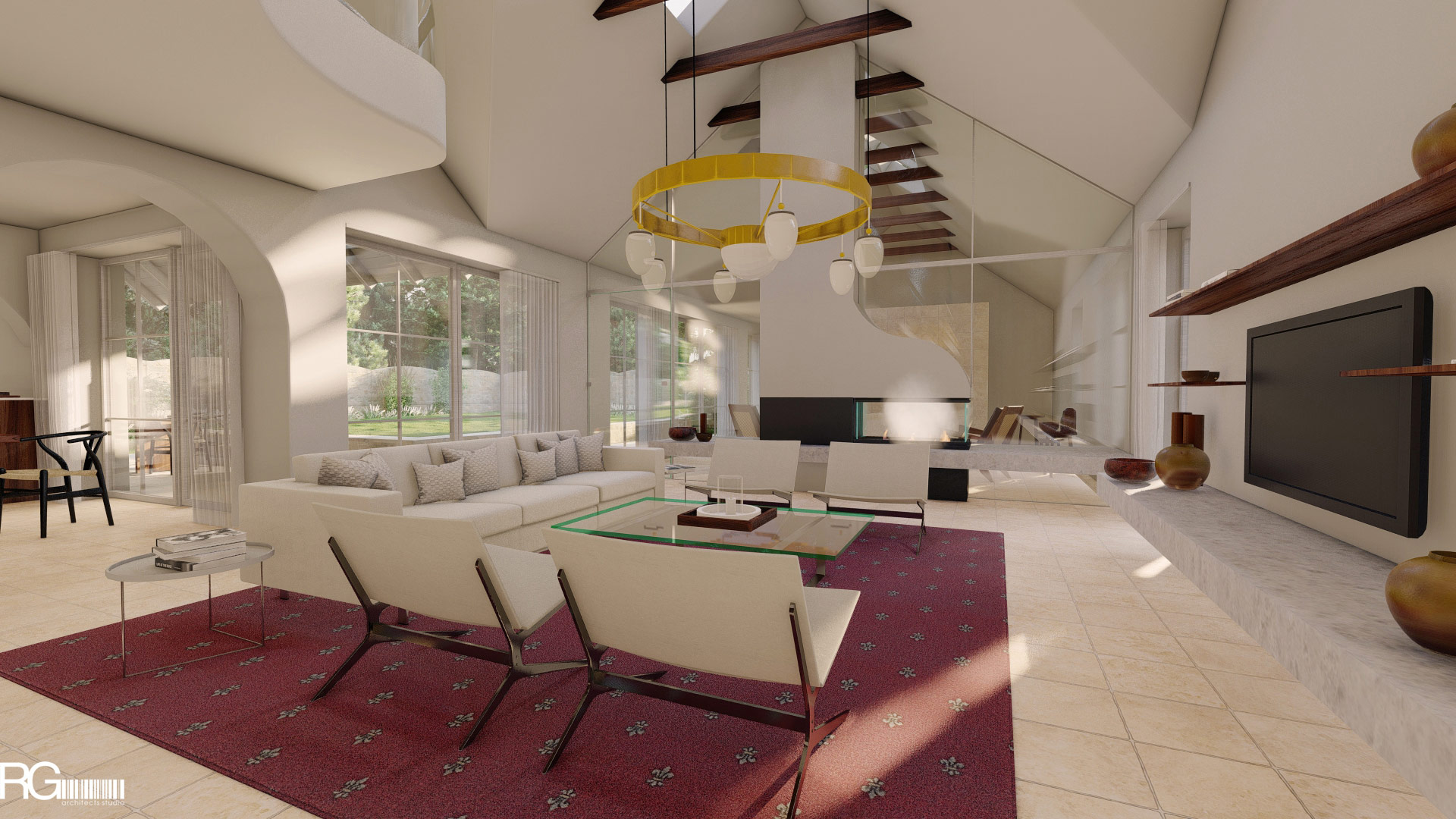 Návrh interiéru rodinného domu v České Lípě, od RG architects studio (7)