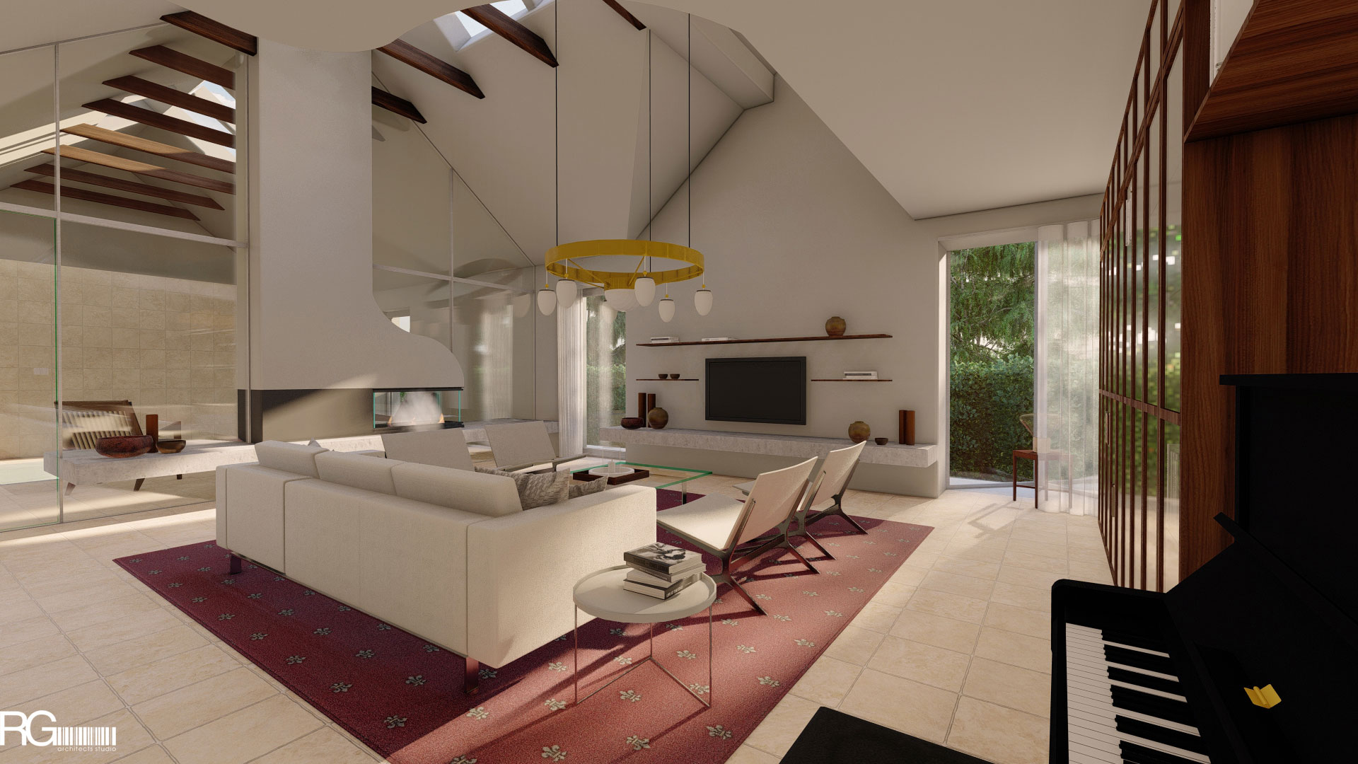Návrh interiéru rodinného domu v České Lípě, od RG architects studio (10)