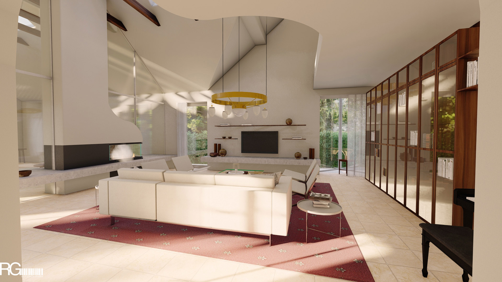 Návrh interiéru rodinného domu v České Lípě – architekt Radomír Grafek (14)