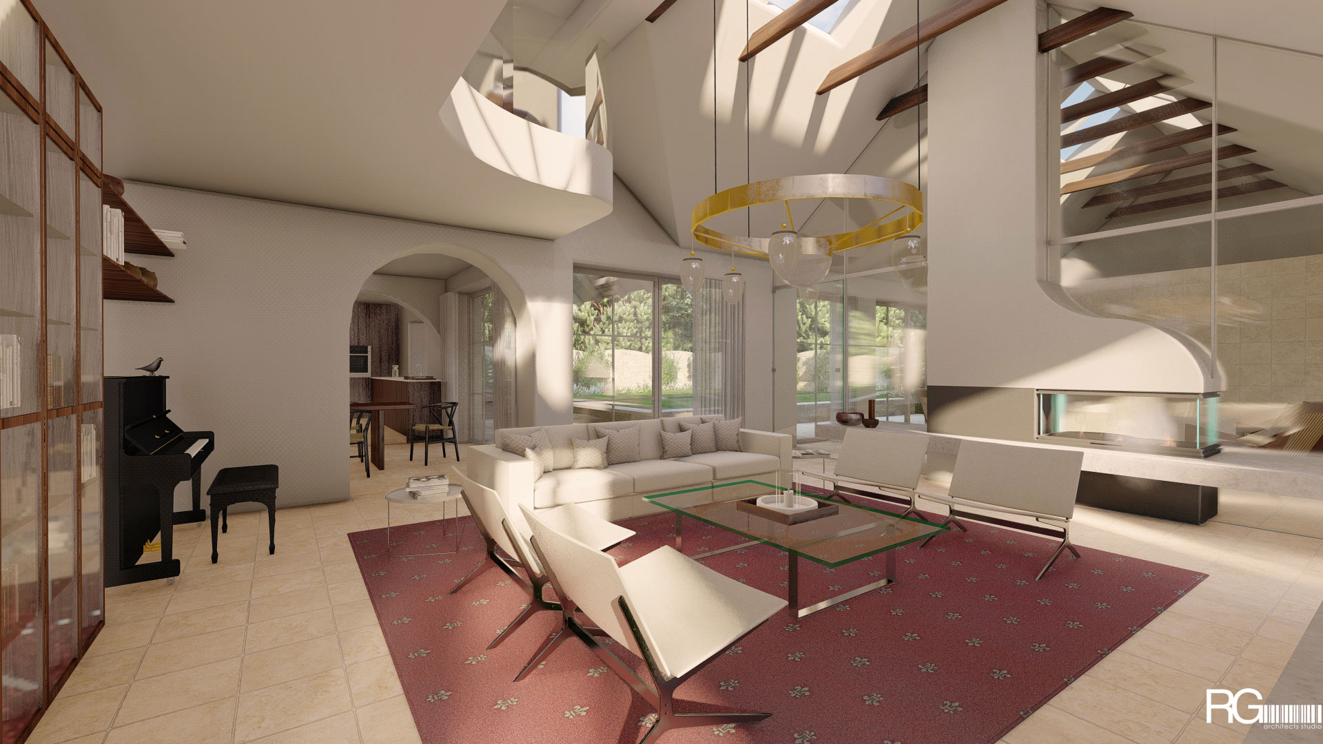 Návrh interiéru rodinného domu v České Lípě, od RG architects studio (17)