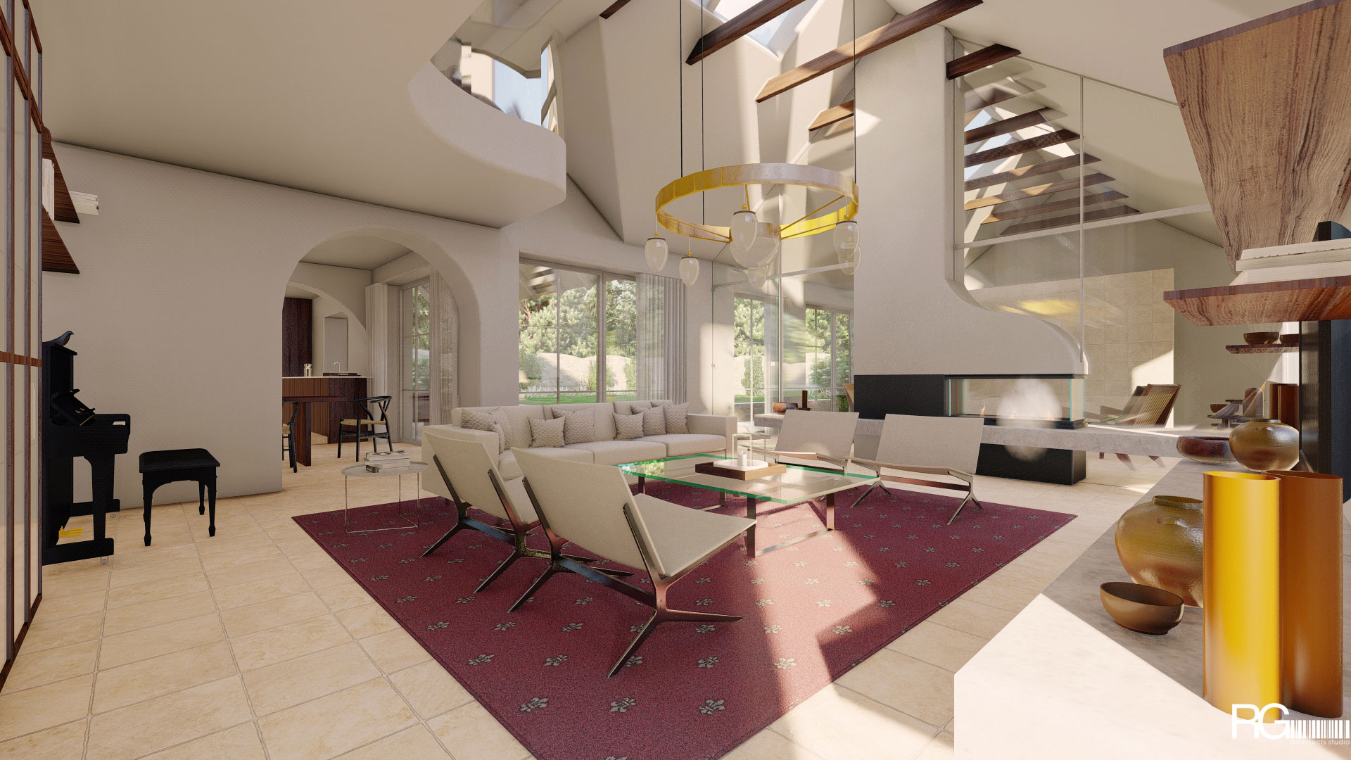 Návrh interiéru rodinného domu v České Lípě, od RG architects studio (18)