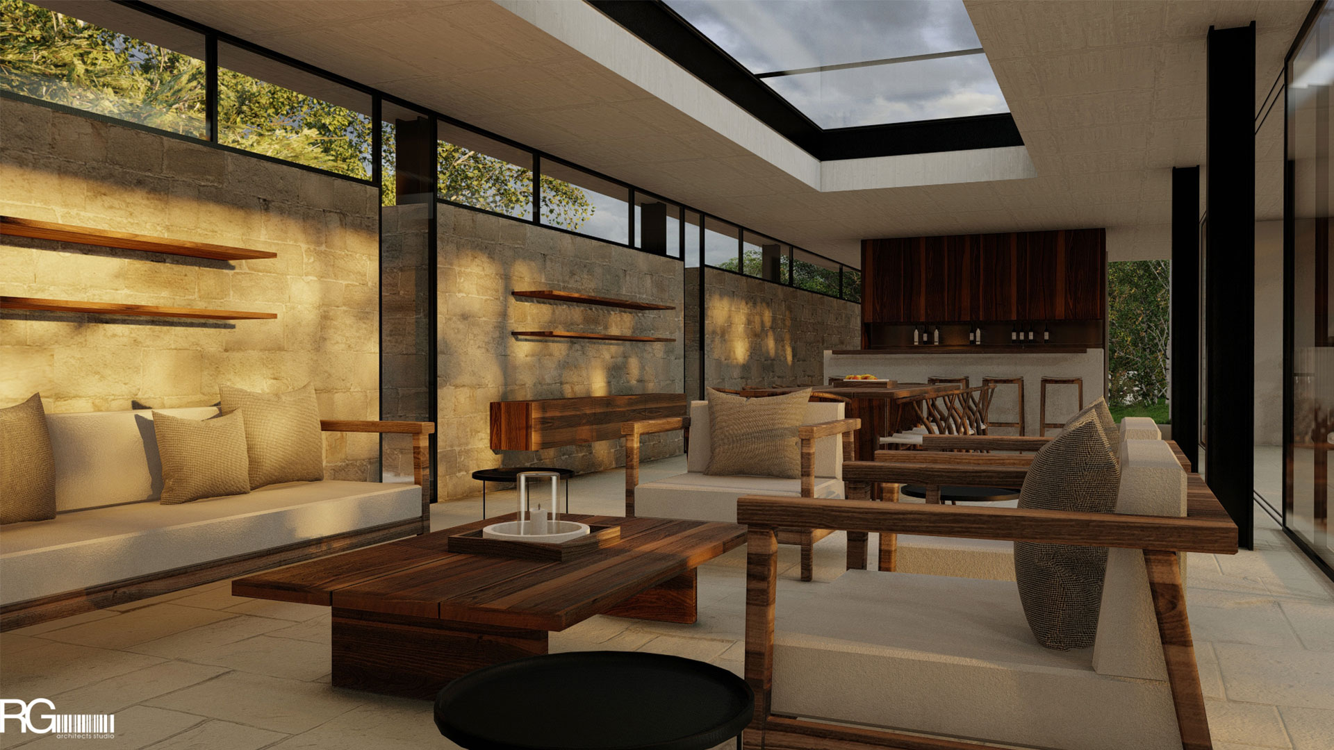 Přístavba zahradního pavilonu s bazénem a wellness v Rumburku, od RG architects studio (7)
