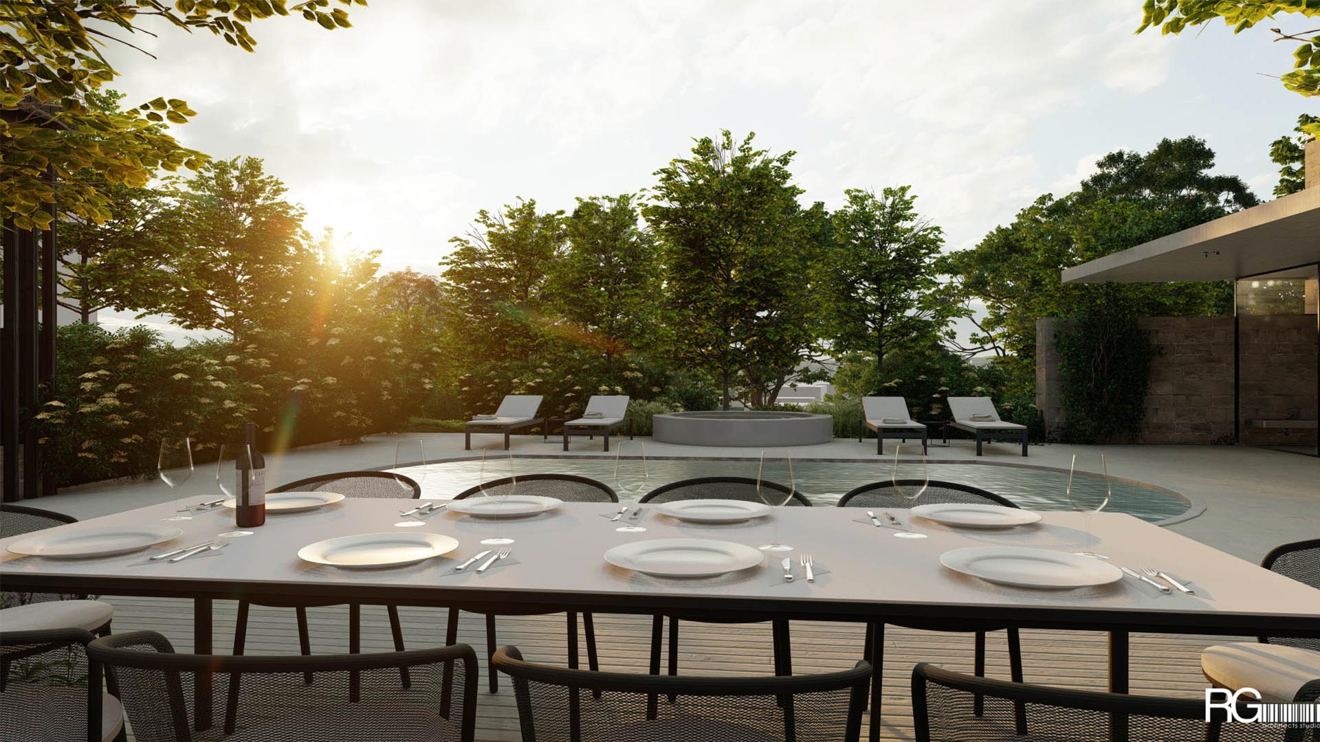 Přístavba zahradního pavilonu s bazénem a wellness v Rumburku, od RG architects studio (13)