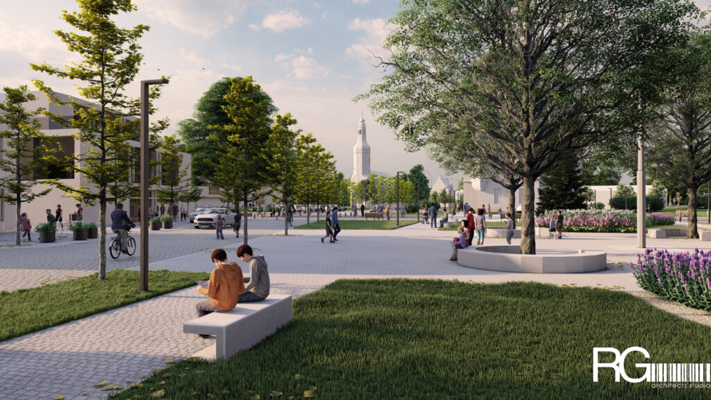 Rekonstrukce náměstí a středu města Velký Šenov – urbanistická studie – architekt Radomír Grafek (22)