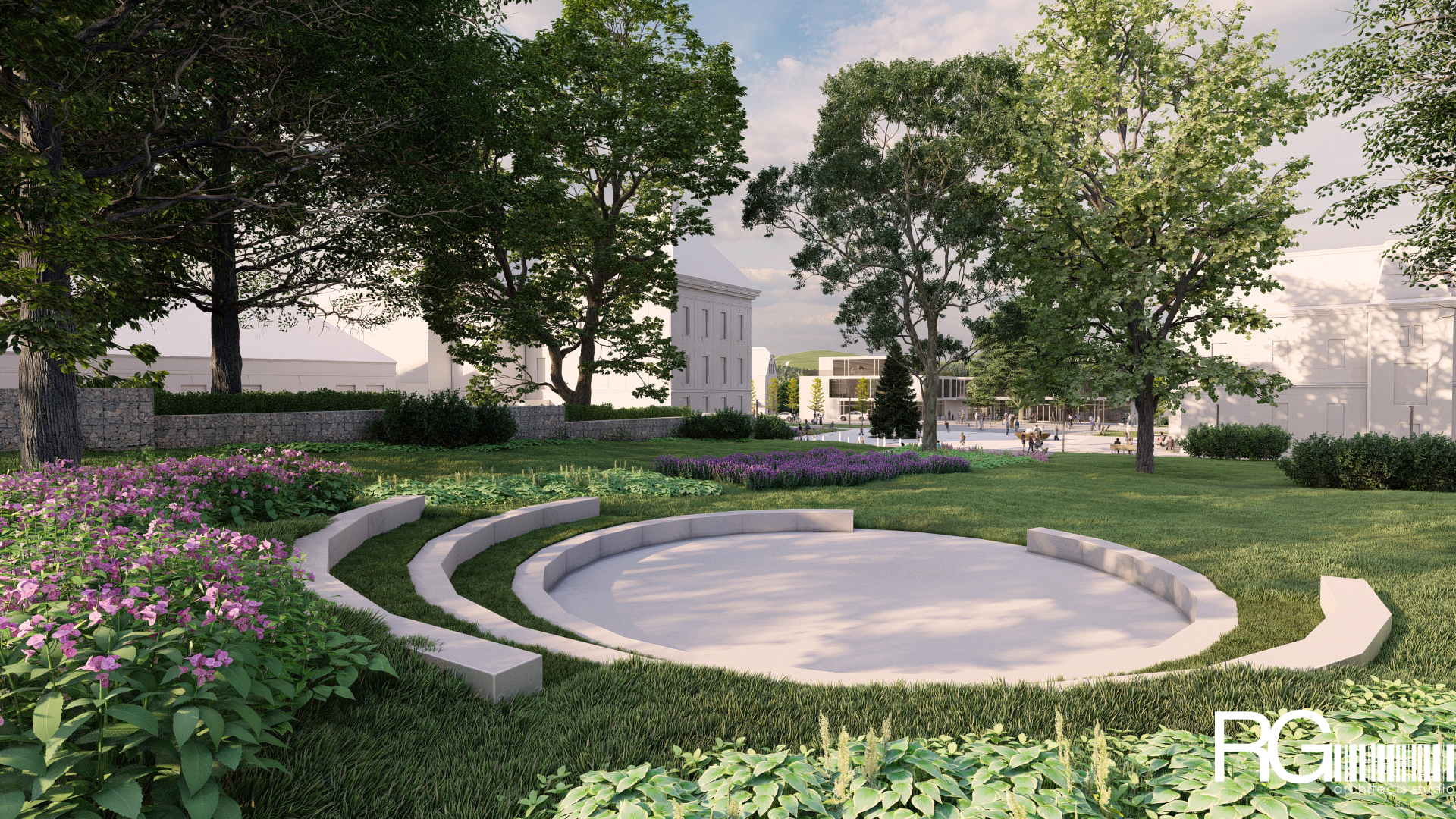 Rekonstrukce náměstí a středu města Velký Šenov – urbanistická studie od RG architects studio (28)