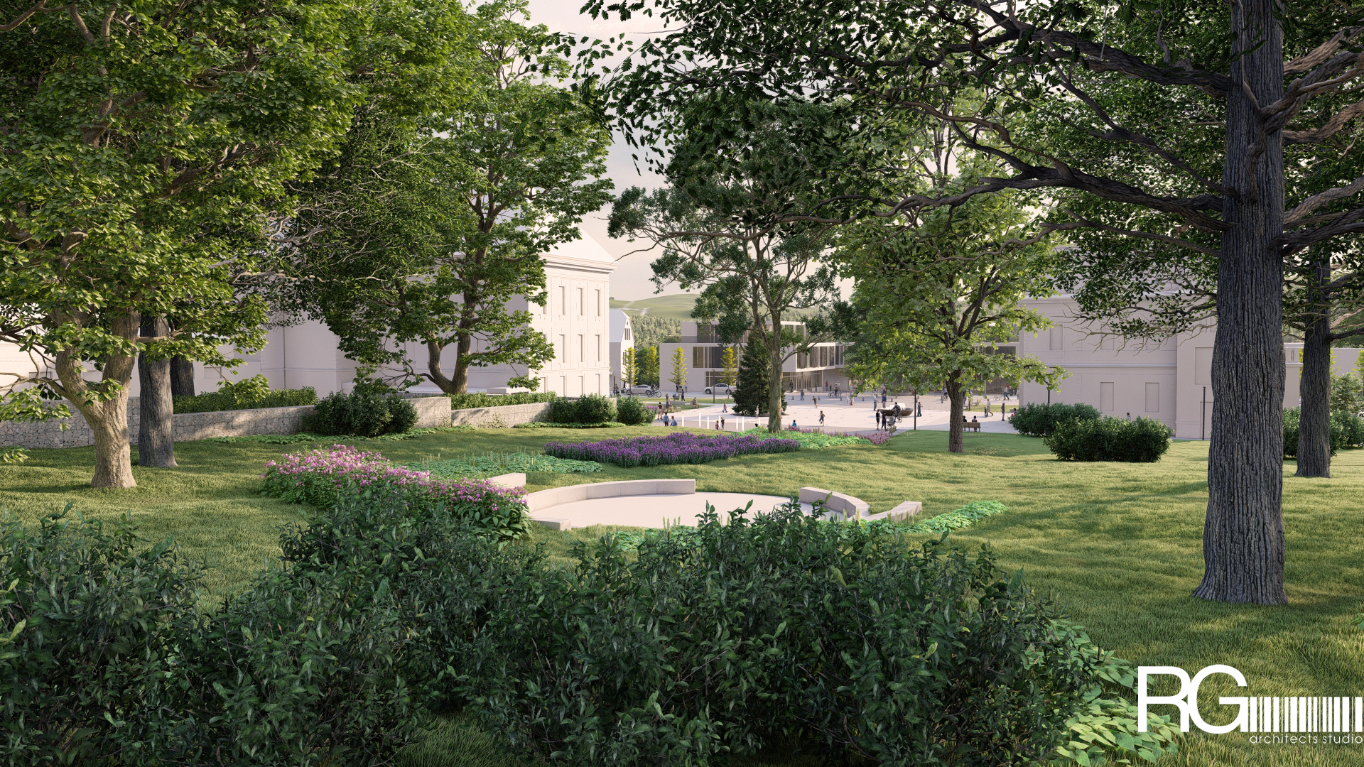 Rekonstrukce náměstí a středu města Velký Šenov – urbanistická studie od RG architects studio (40)