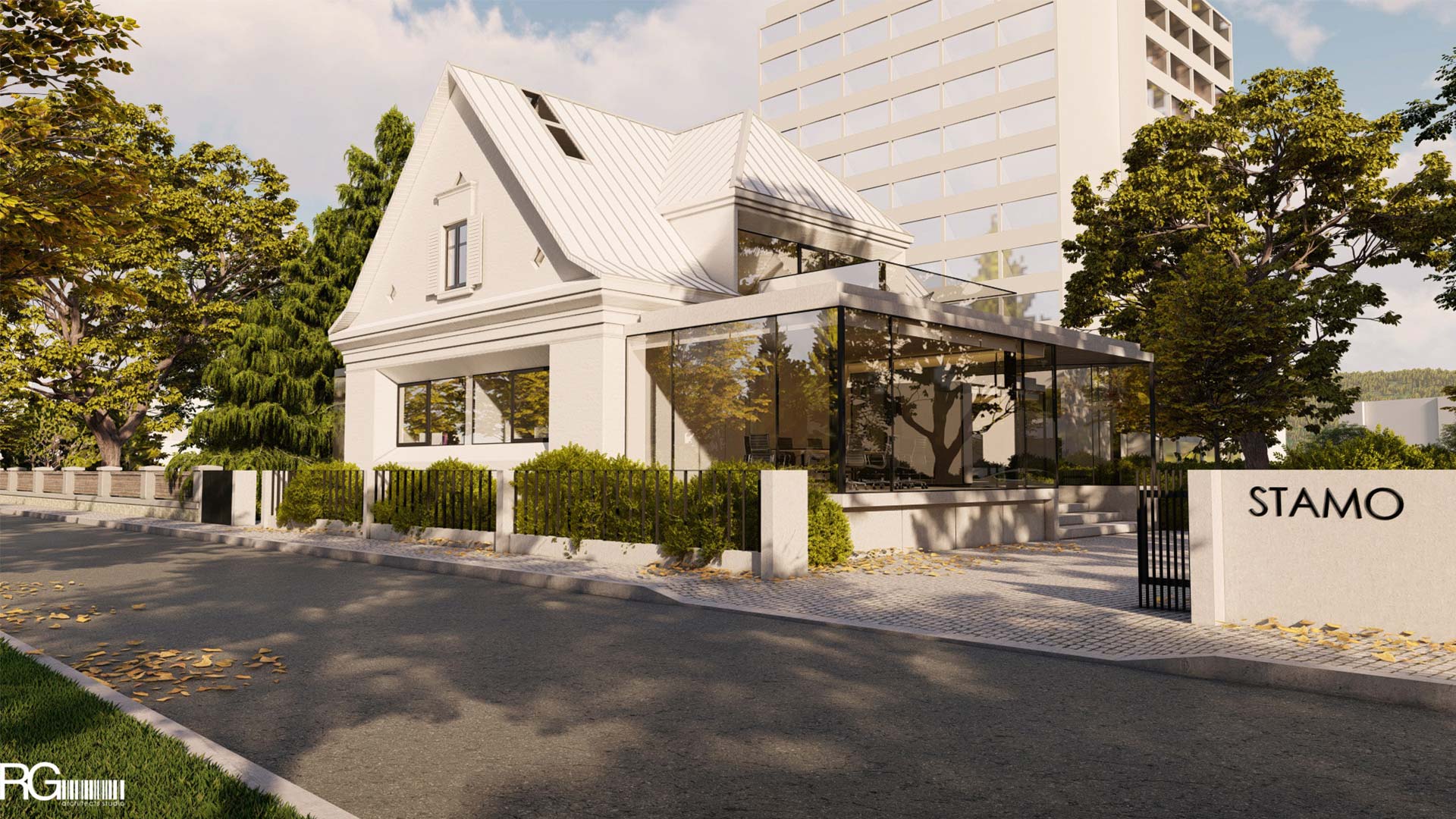 Rekonstrukce objektu na sídlo stavební firmy STAMO Děčín, od RG architects studio (1)