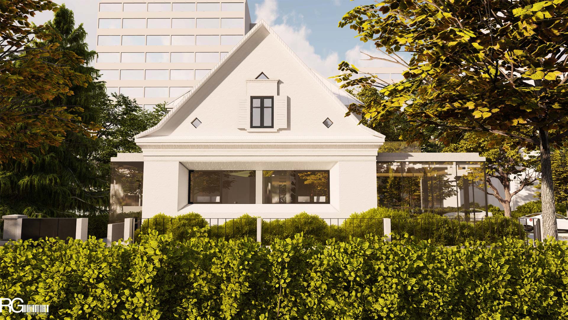 Rekonstrukce objektu na sídlo stavební firmy STAMO Děčín, od RG architects studio