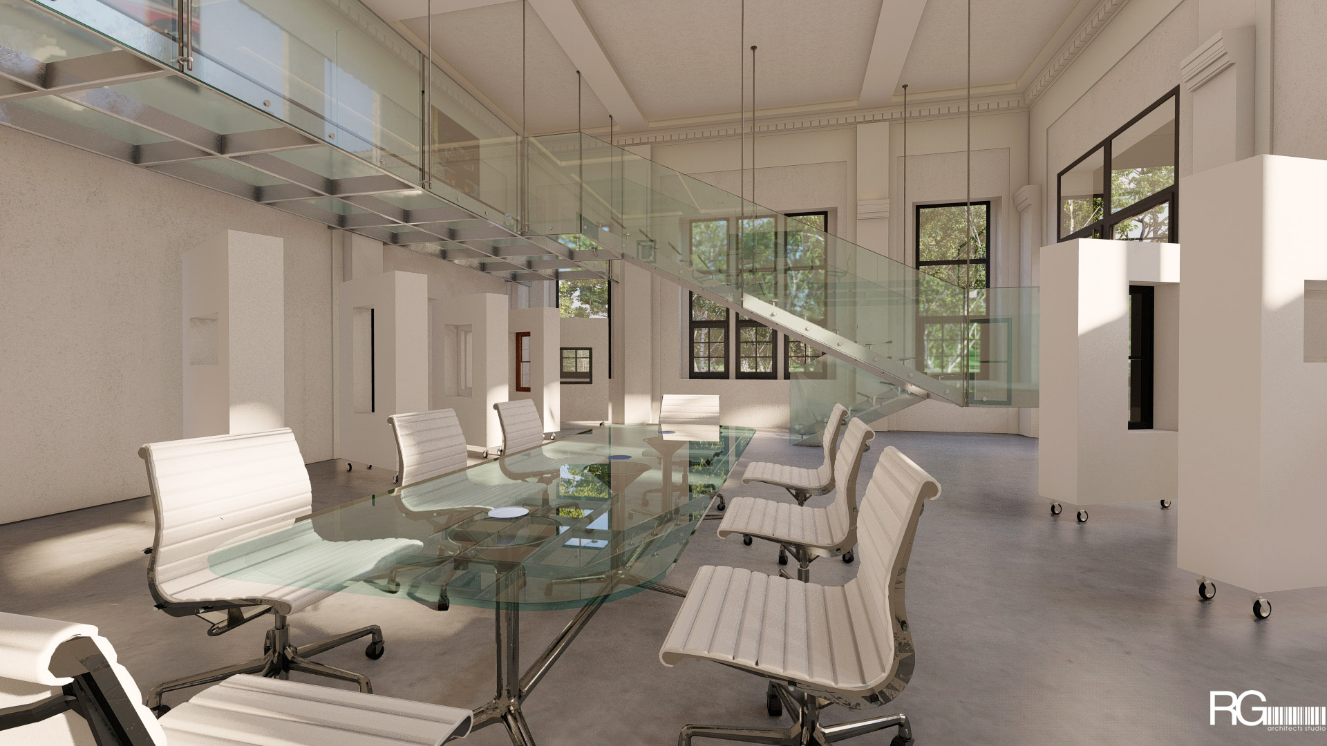 Návrh interiéru showroomu firmy SAMAT v Jiřetíně pod Jedlovou od RG architects studio (5)