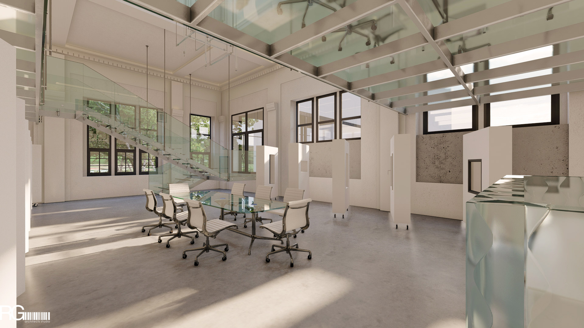 Návrh interiéru showroomu firmy SAMAT v Jiřetíně pod Jedlovou od RG architects studio (6)