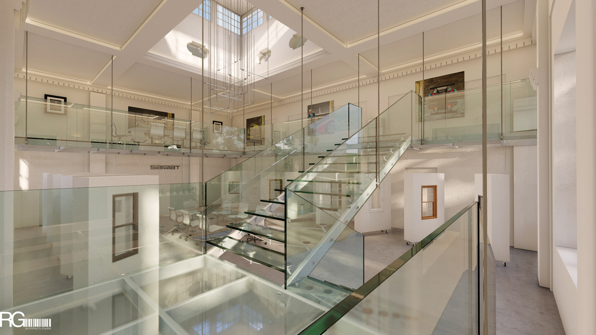 Návrh interiéru showroomu firmy SAMAT v Jiřetíně pod Jedlovou od RG architects studio (11)