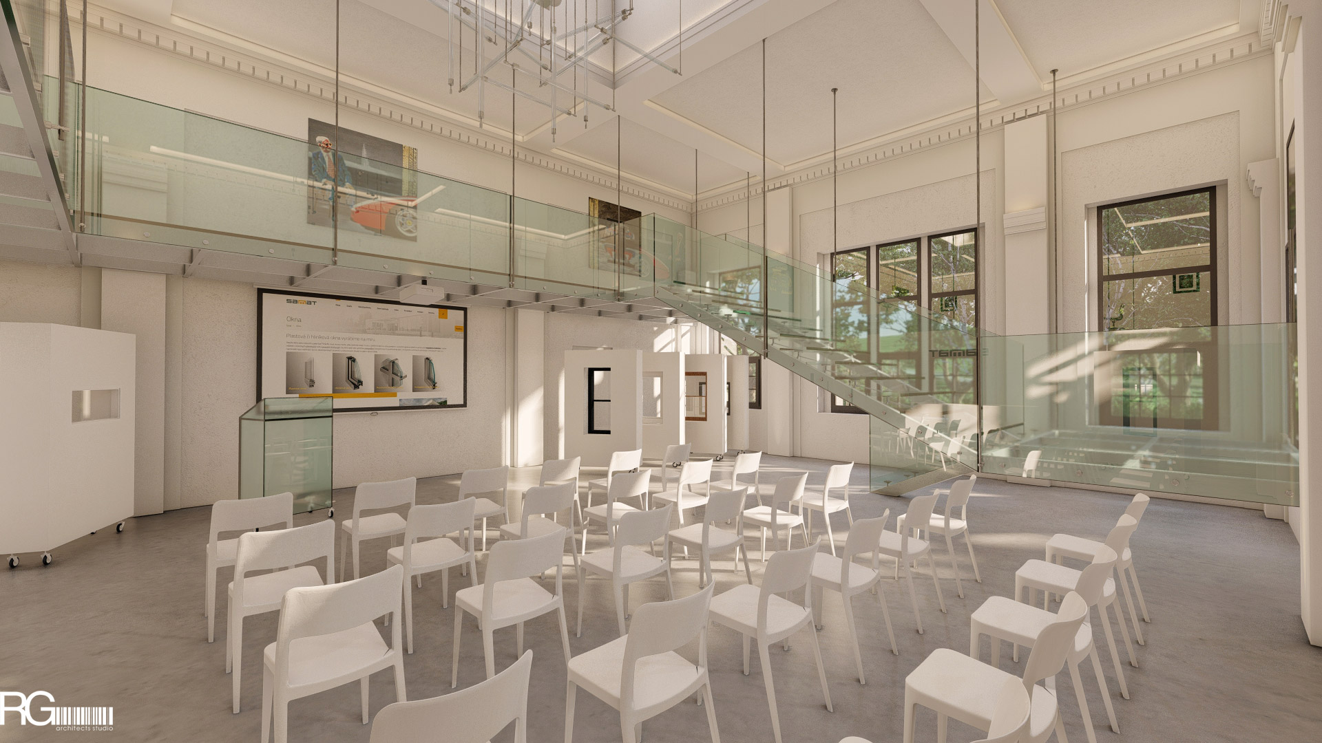 Návrh interiéru showroomu firmy SAMAT v Jiřetíně pod Jedlovou od RG architects studio (13)
