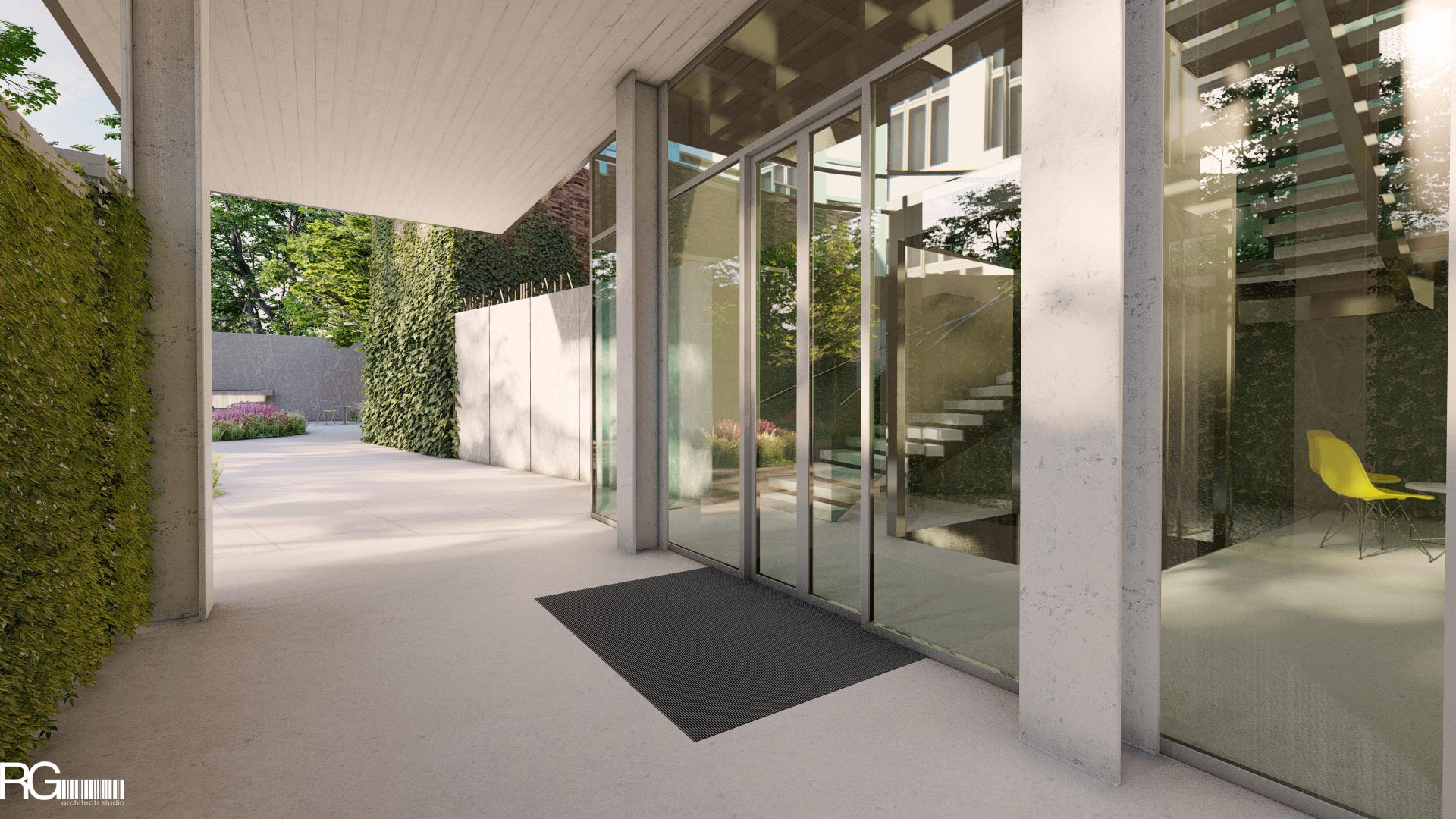 Přístavba bezbariérového vstupu a hygienického zázemí v kulturním domě ve Šluknově od RG architects studio (2)