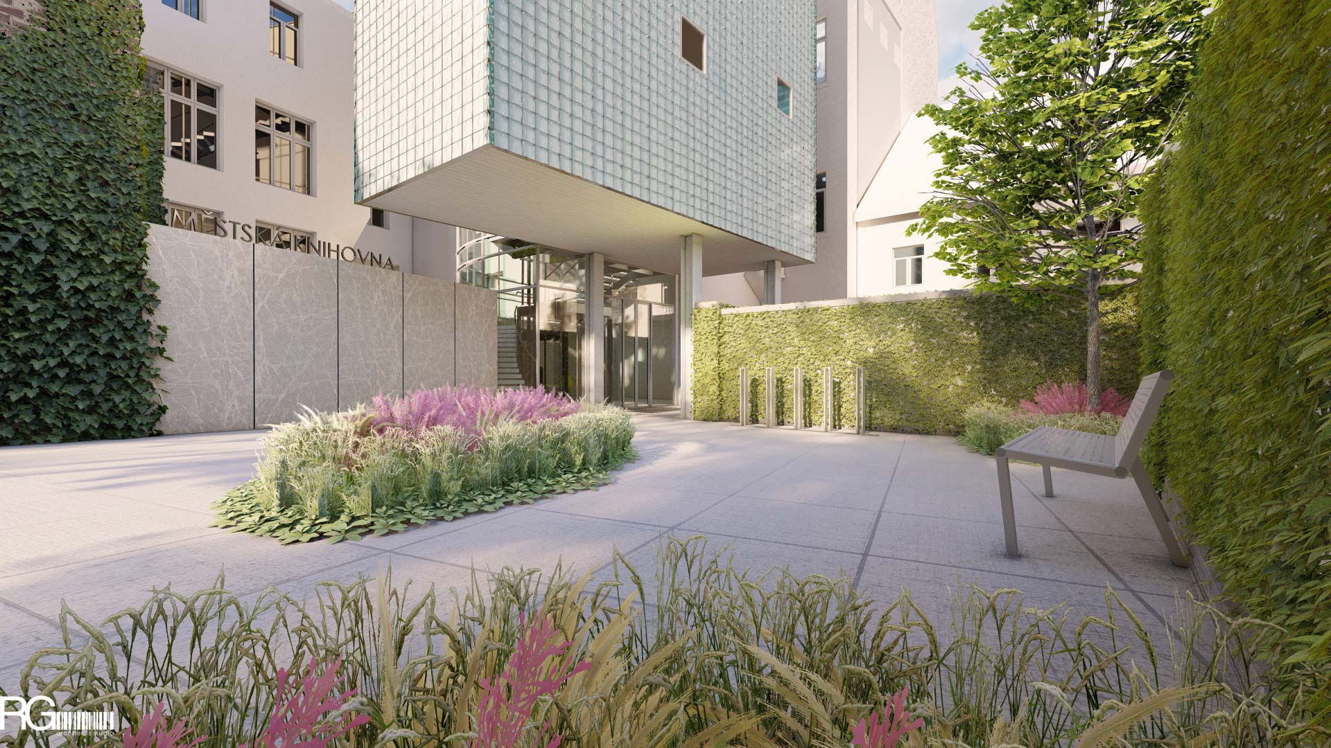 Přístavba bezbariérového vstupu a hygienického zázemí v kulturním domě ve Šluknově od RG architects studio (3)
