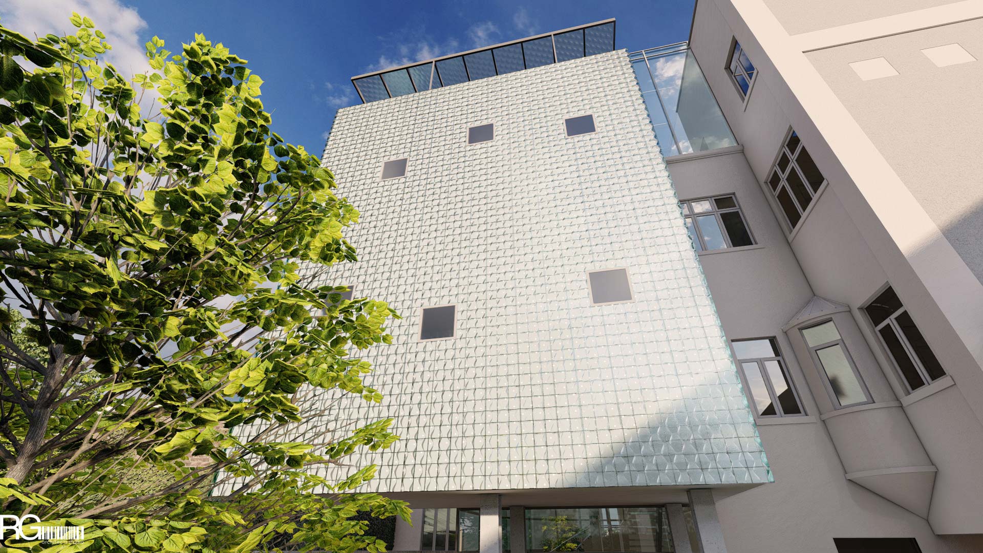 Přístavba bezbariérového vstupu a hygienického zázemí v kulturním domě ve Šluknově od RG architects studio (4)