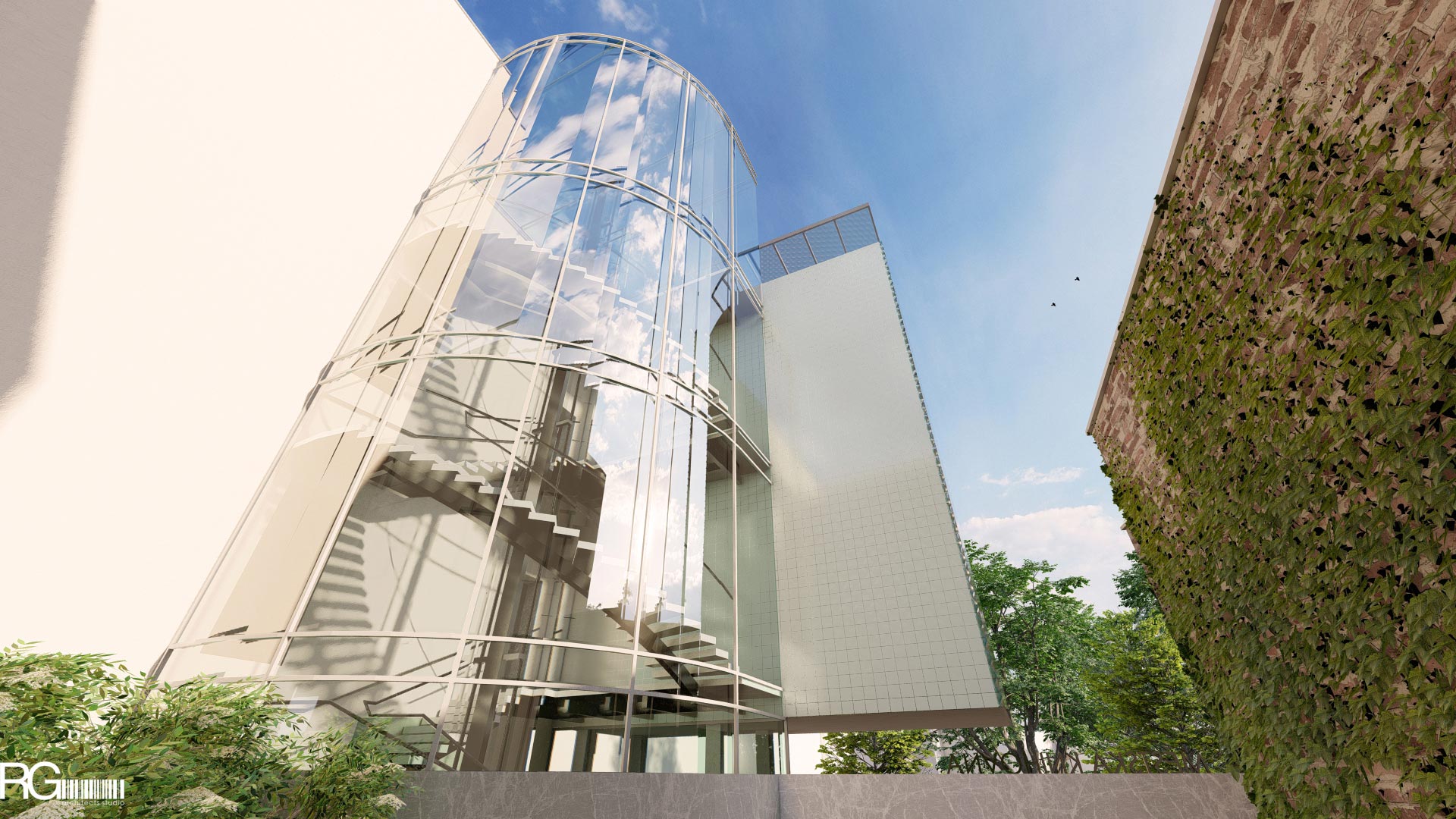 Přístavba bezbariérového vstupu a hygienického zázemí v kulturním domě ve Šluknově od RG architects studio (6)