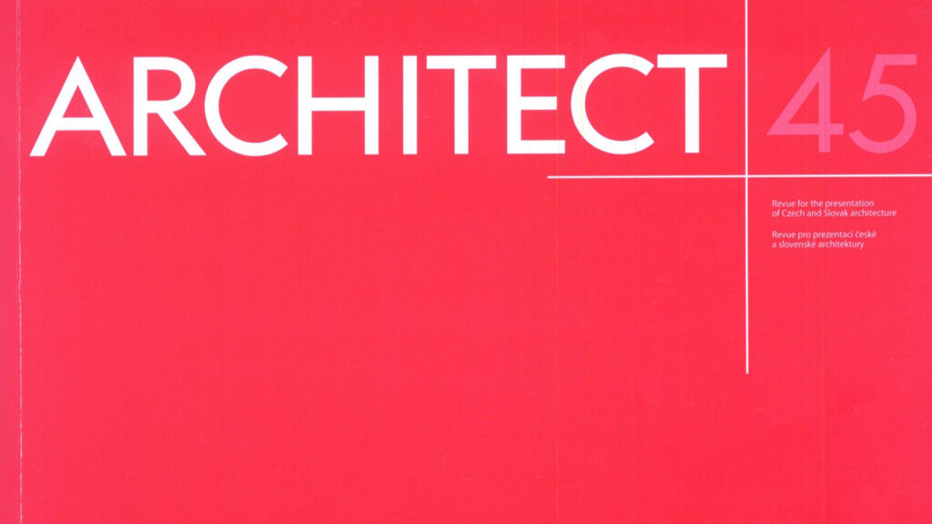 Média – napsali o nás, časopis Architect 45