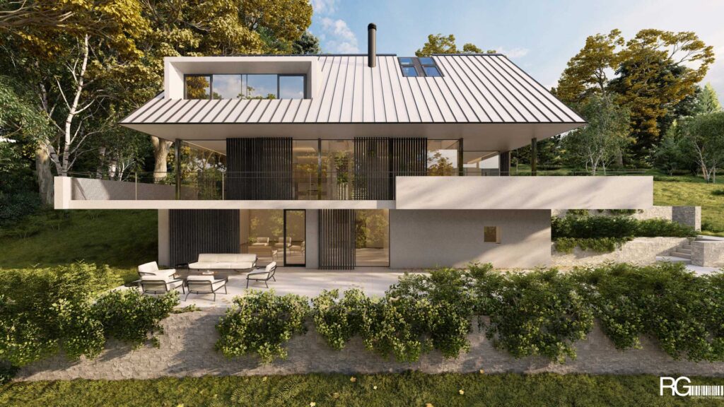 Návrh rodinného domu B v Lázních Libverda – architekt Radomír Grafek