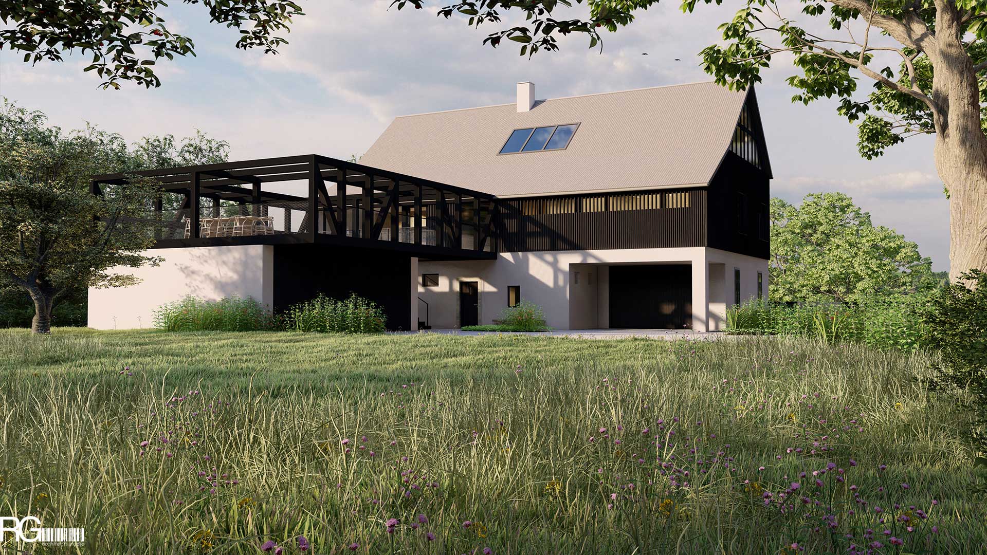 Stavební úpravy rodinného domu v Starém Hraběcí u Šluknova od RG architects studio (5)