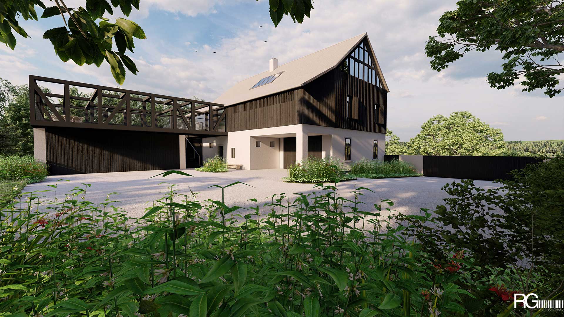 Stavební úpravy rodinného domu v Starém Hraběcí u Šluknova od RG architects studio (9)