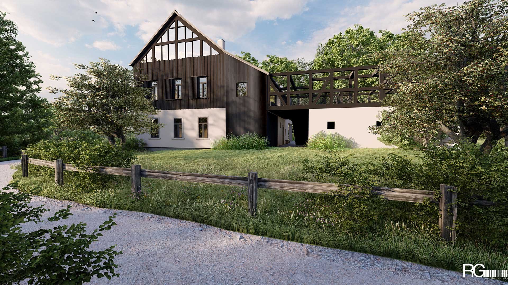 Stavební úpravy rodinného domu v Starém Hraběcí u Šluknova od RG architects studio (10)
