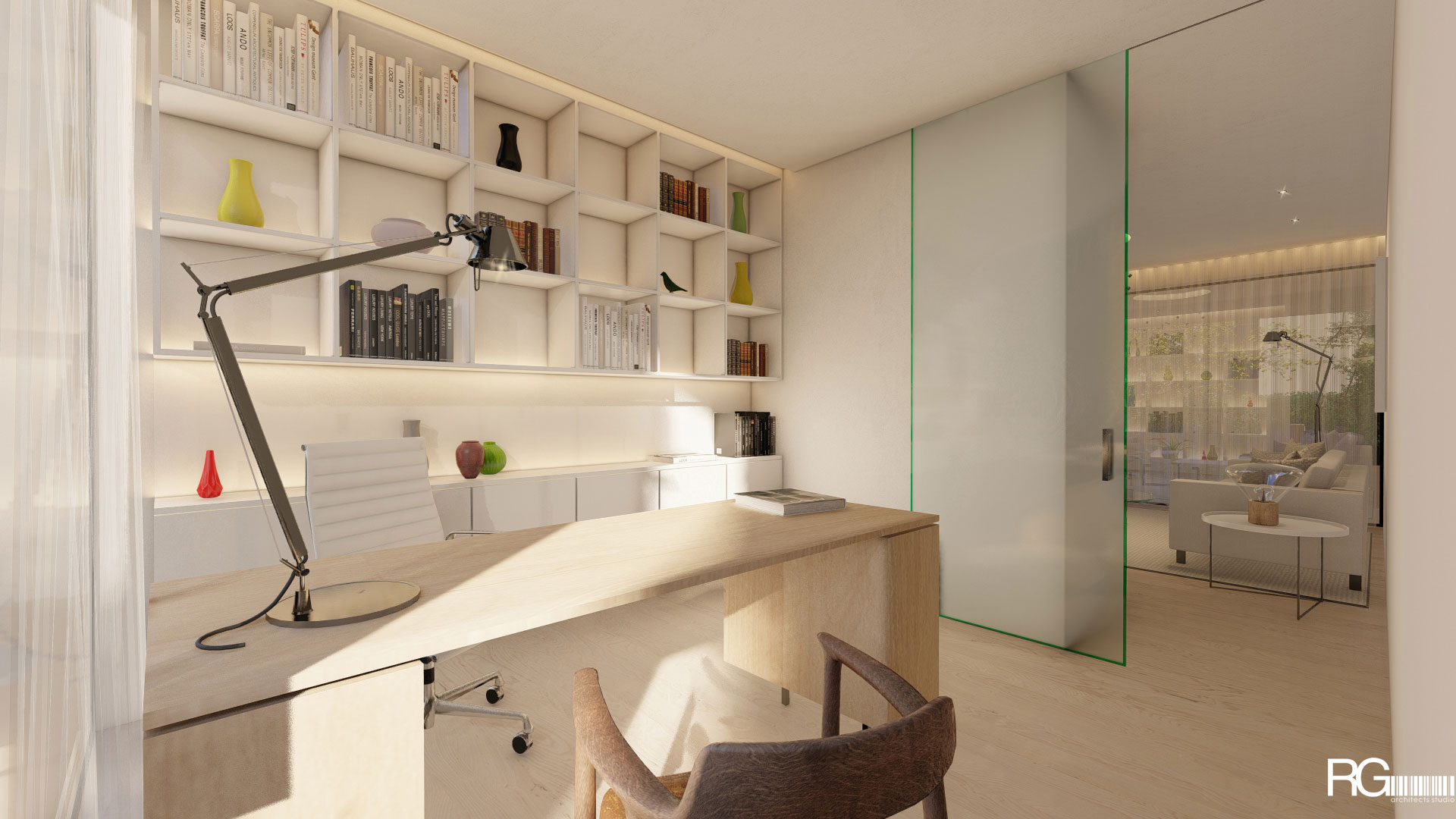 Stavební úpravy rodinného domu v Okrouhlé, Liberecký kraj, od RG architects studio (interiér 6)