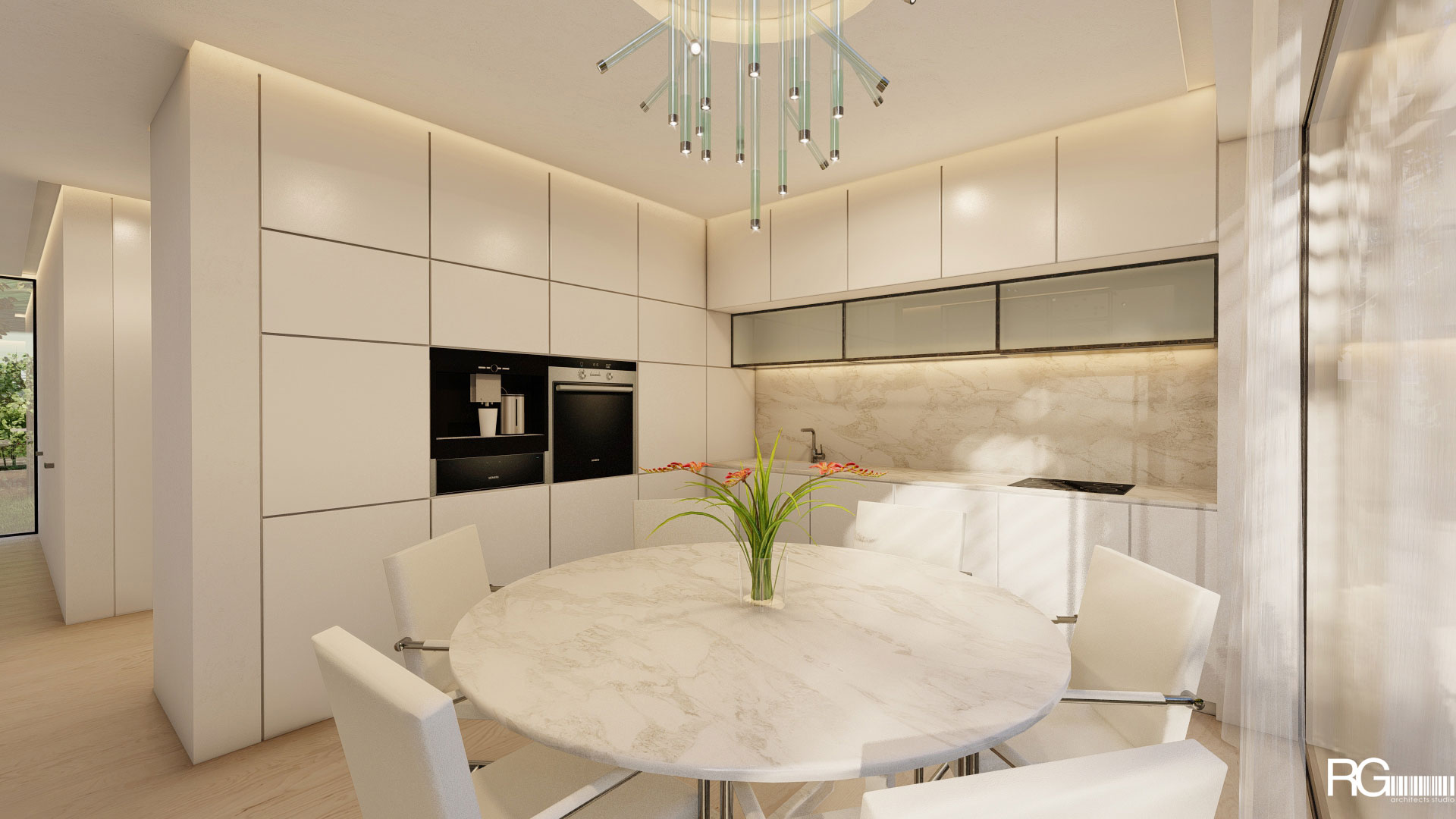 Stavební úpravy rodinného domu v Okrouhlé, Liberecký kraj, od RG architects studio (interiér 10)
