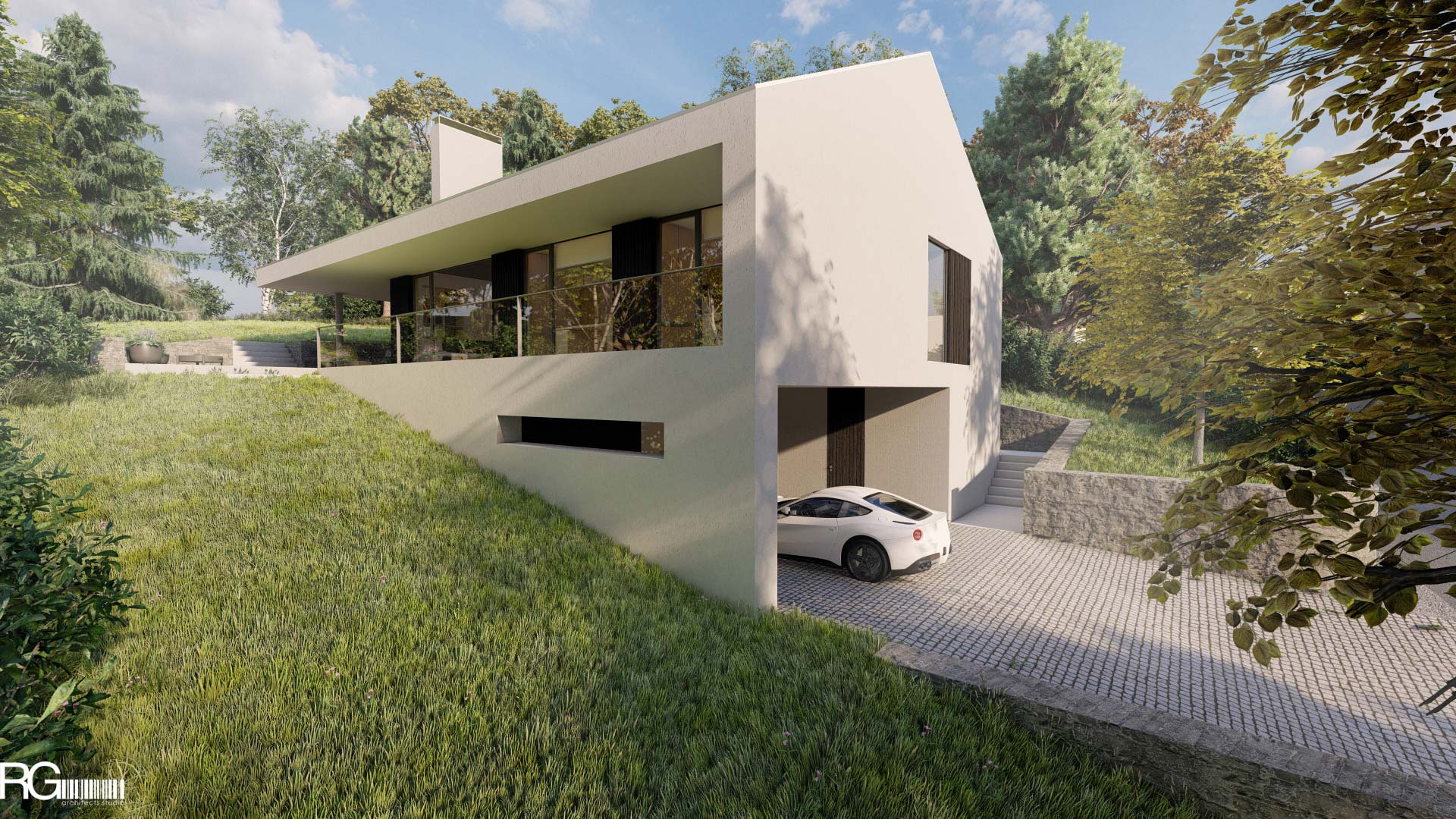 Návrh rodinného domu v Martiněvsi – Jílovém u Děčína, od RG architects studio (12)