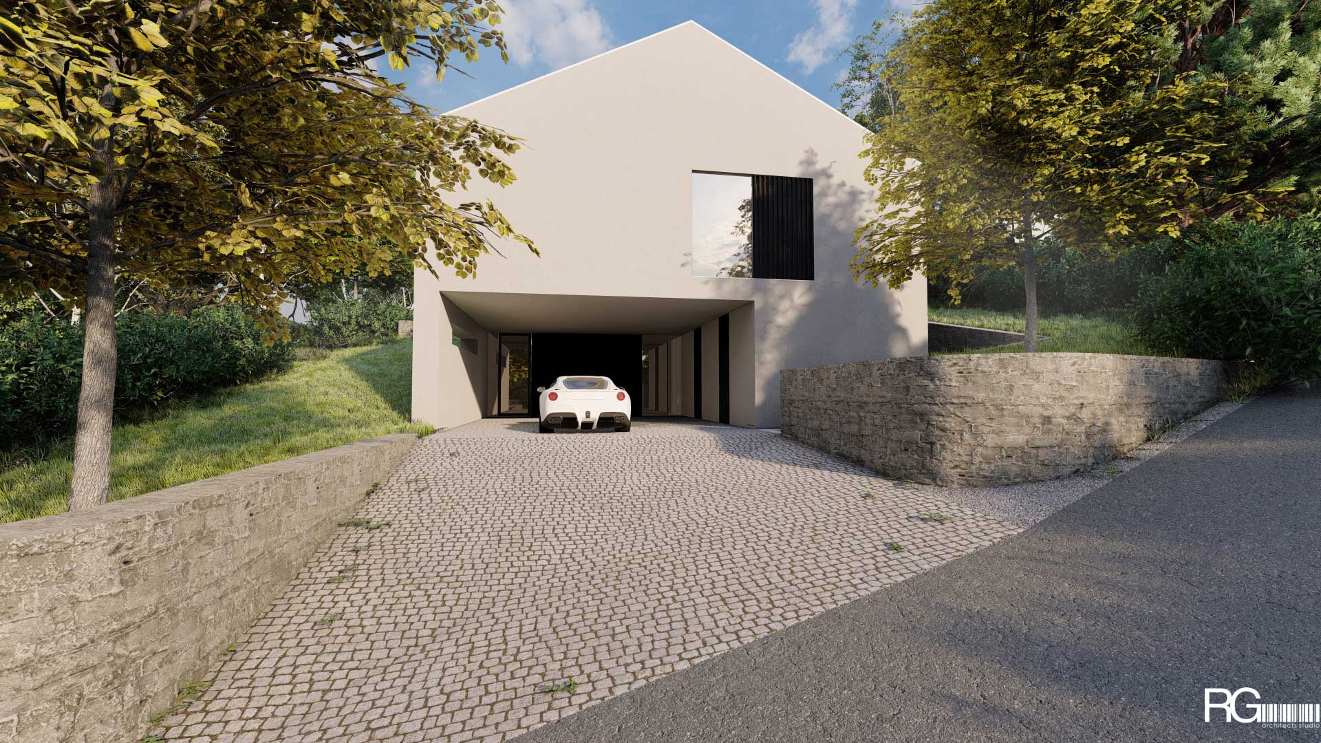 Návrh rodinného domu v Martiněvsi – Jílovém u Děčína, od RG architects studio (3)