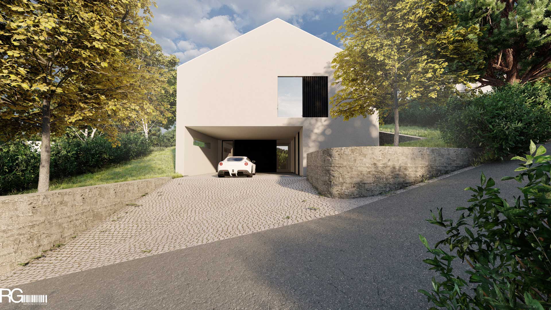 Návrh rodinného domu v Martiněvsi – Jílovém u Děčína, od RG architects studio (6)