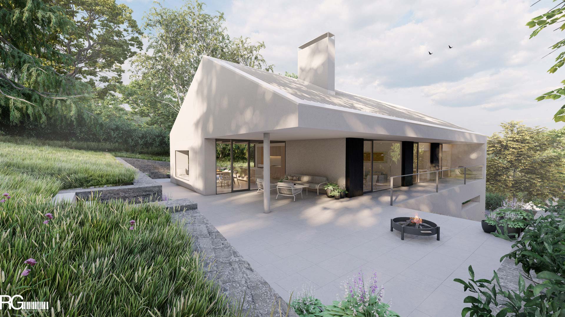 Návrh rodinného domu v Martiněvsi – Jílovém u Děčína, od RG architects studio (8)