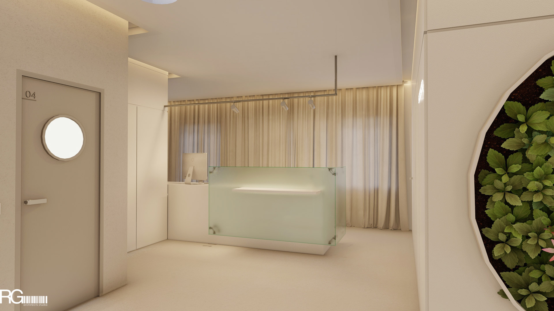 Návrh interiéru nové dentální kliniky v České Lípě, RG architects studio 06