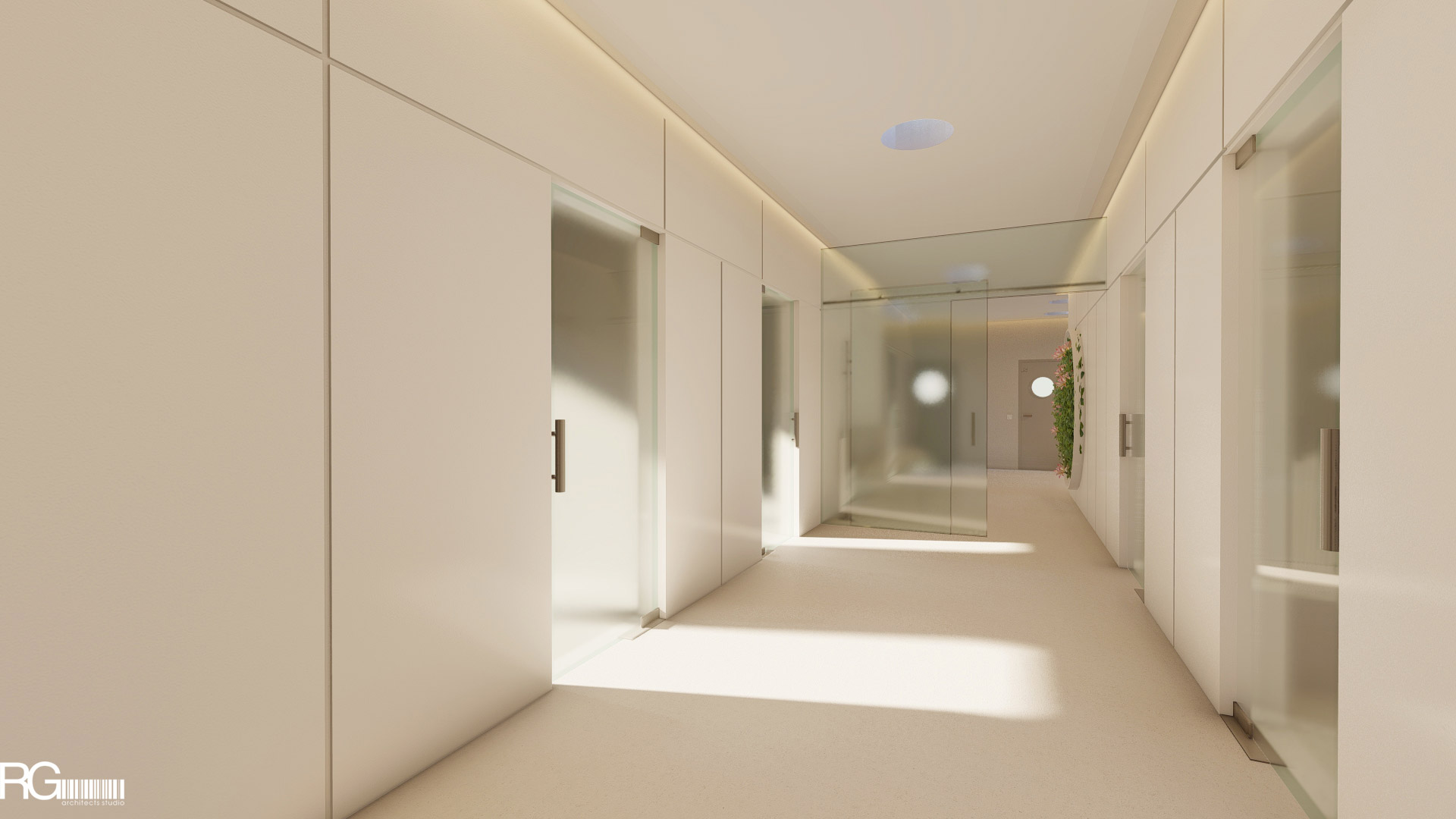 Návrh interiéru nové dentální kliniky v České Lípě, RG architects studio 08