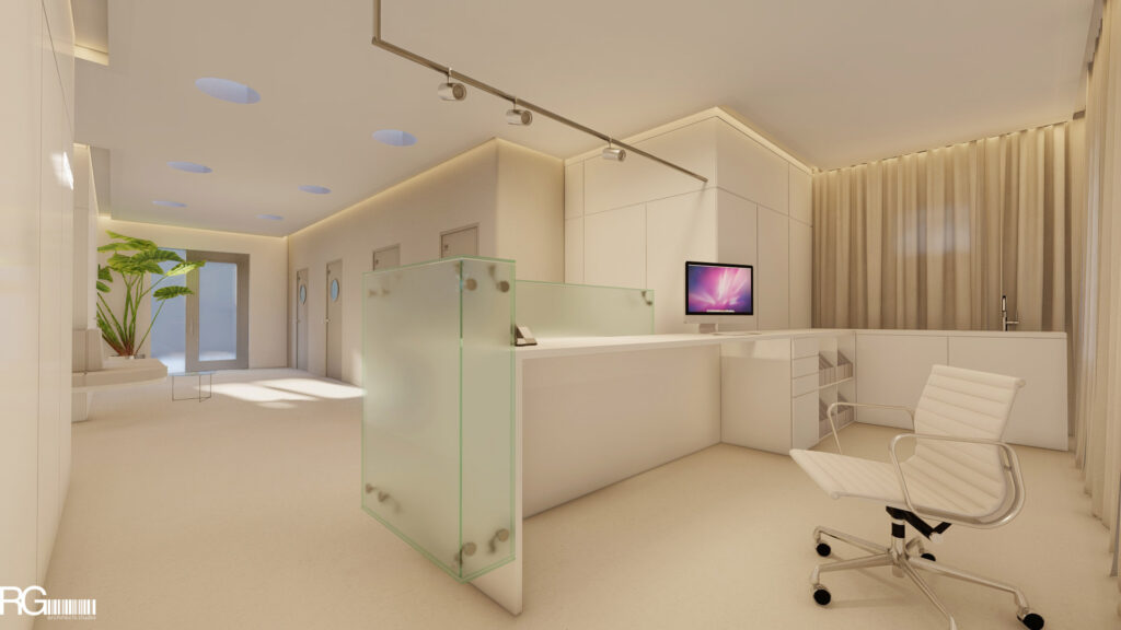 Návrh interiéru nové dentální kliniky v České Lípě od ateliéru RG architects studio – architekt Radomír Grafek 10