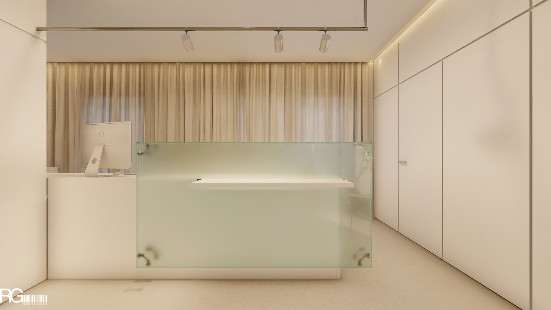 Návrh interiéru nové dentální kliniky v České Lípě, RG architects studio 11